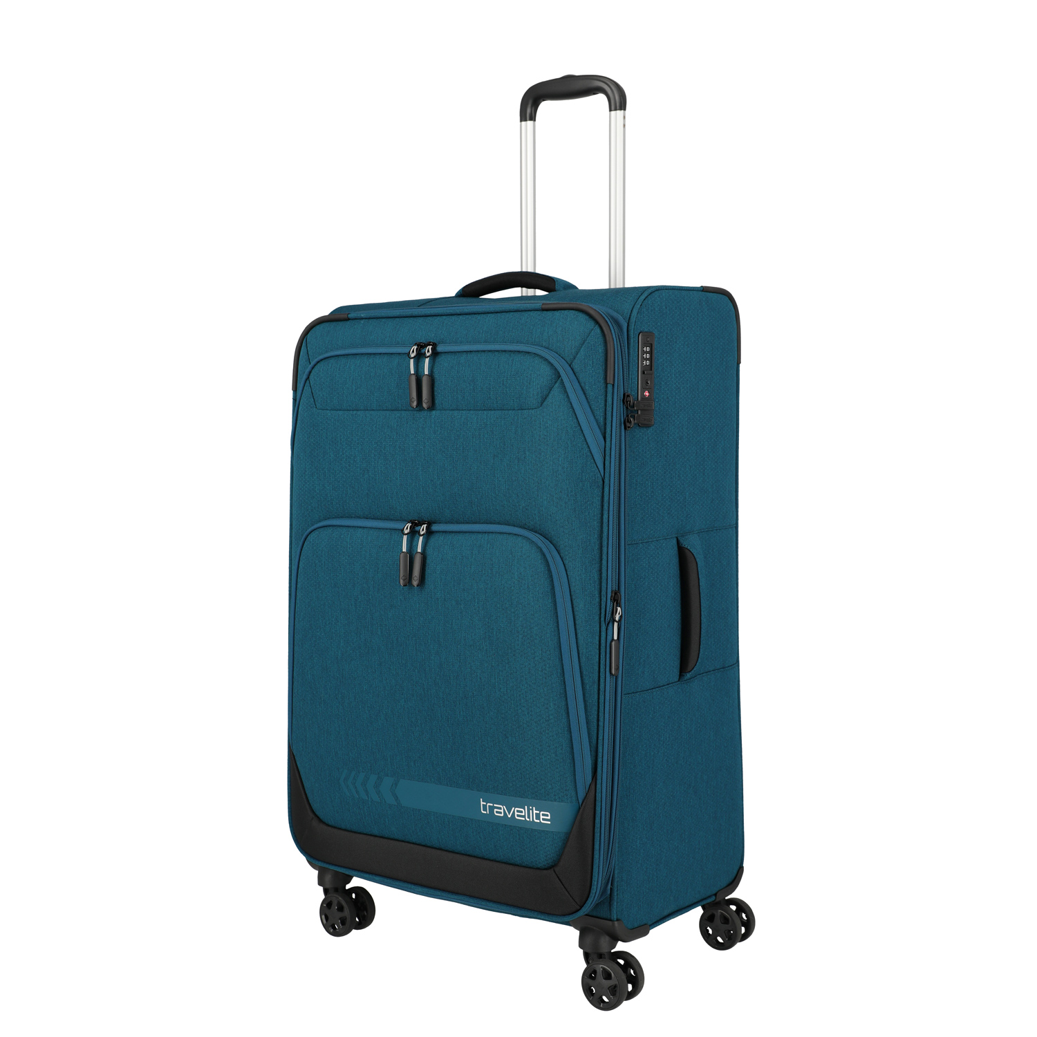 Travelite 4-Rad Trolley L Kick Off petrol Abbildung 1