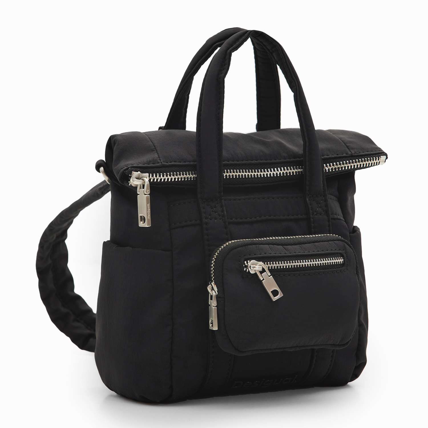 Desigual Damentasche/Rucksack 2in1 Voyager Micro Black