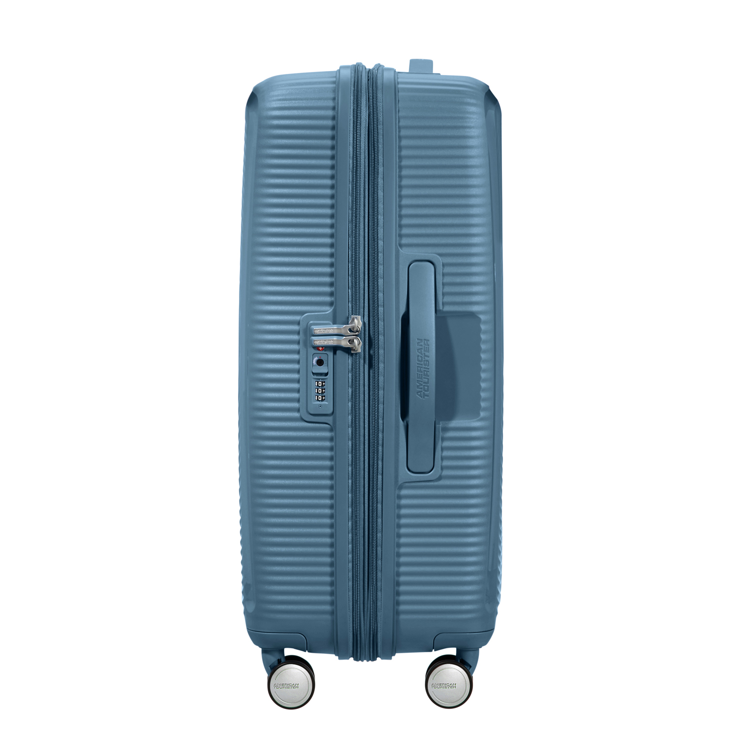 American Tourister Trolley mit 4 Rollen 67 cm Soundbox stone Blue Abbildung 3