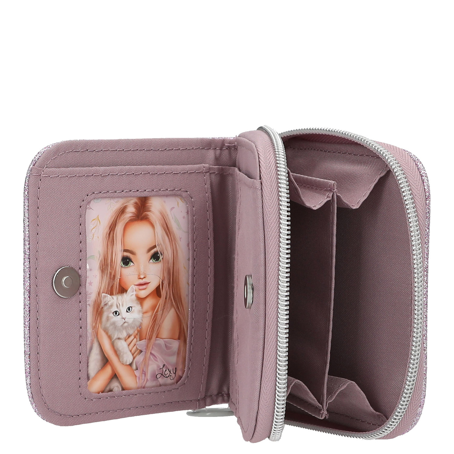 Depesche Kinder Portemonnaie TOPModel BLooming Kitty Flieder Abbildung 3