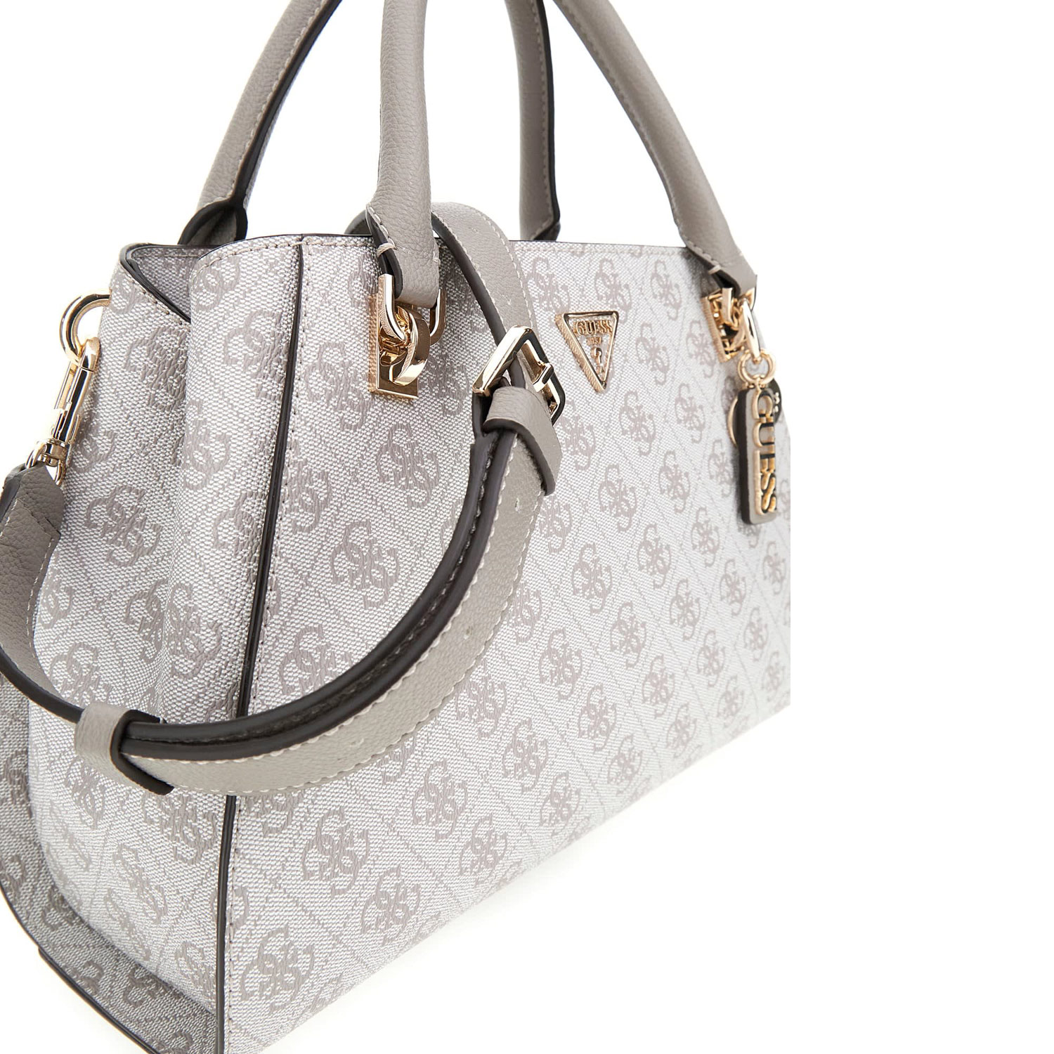 GUESS Handtasche Noelle II Dark Taupe Logo Abbildung 6