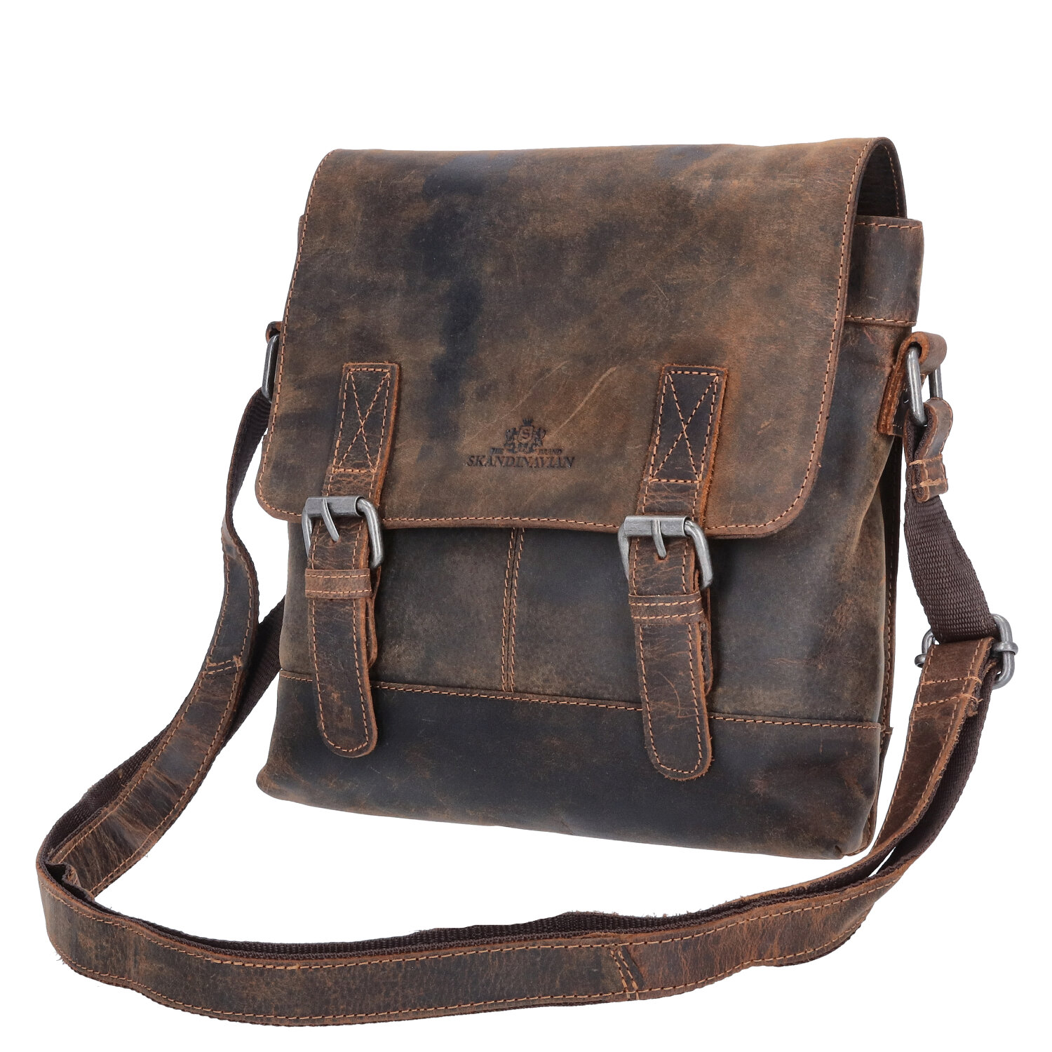 The Skandinavian Brand Leder Umhängetasche Hunter  tan