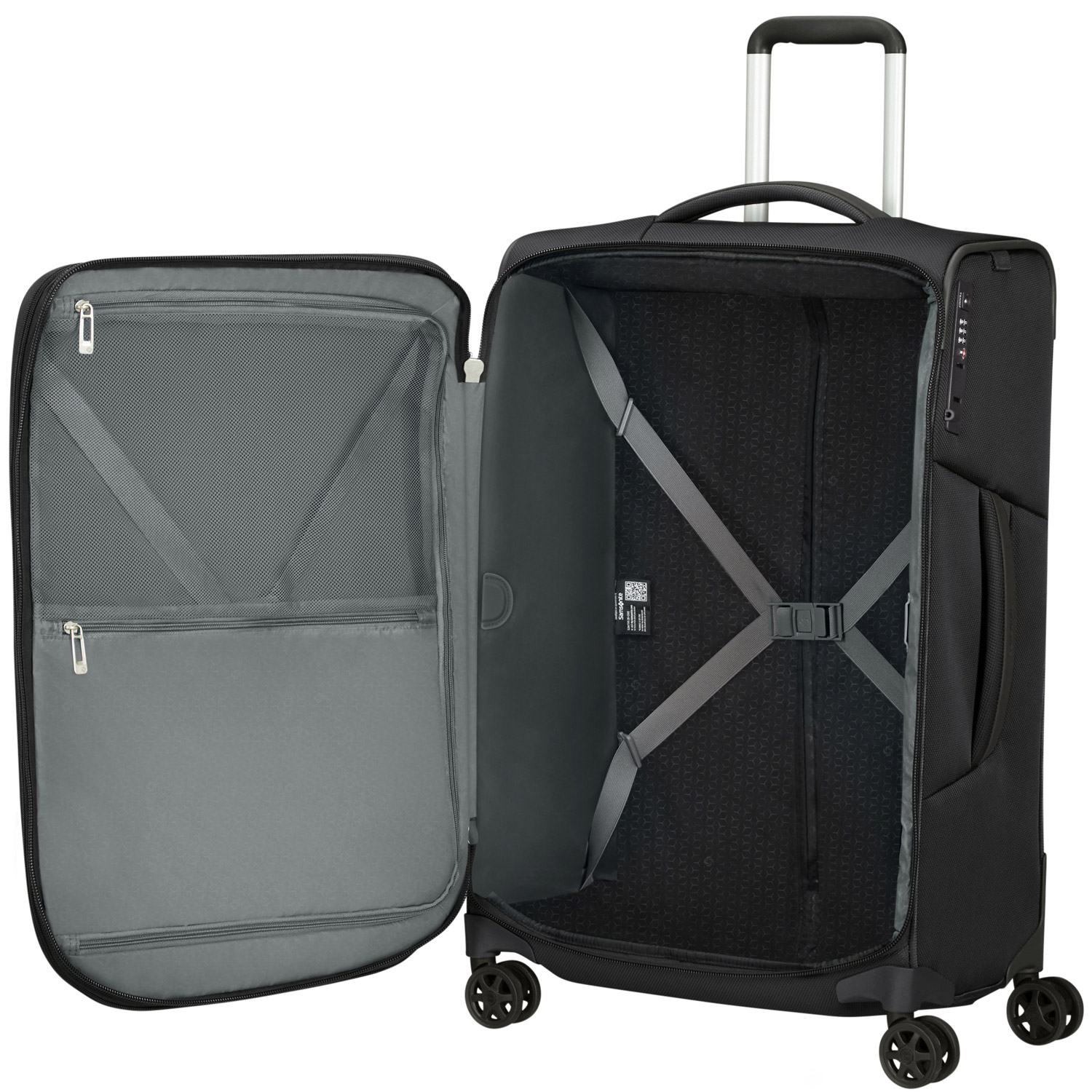 Samsonite Trolley mit 4 Rollen 79cm EXP. Respark ozone black Abbildung 5
