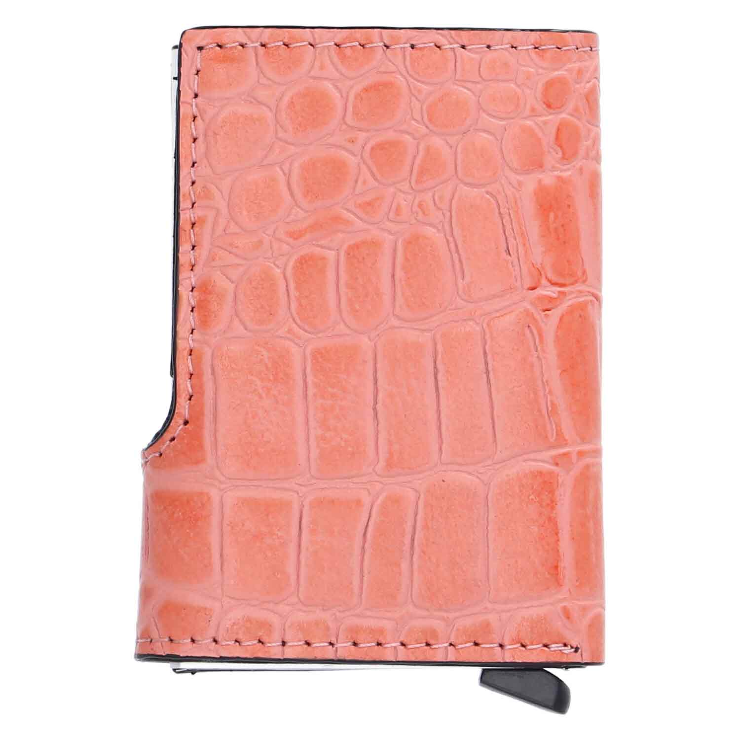 The Skandinavian Brand Damen Kreditkartenetui Croco  rose Abbildung 2