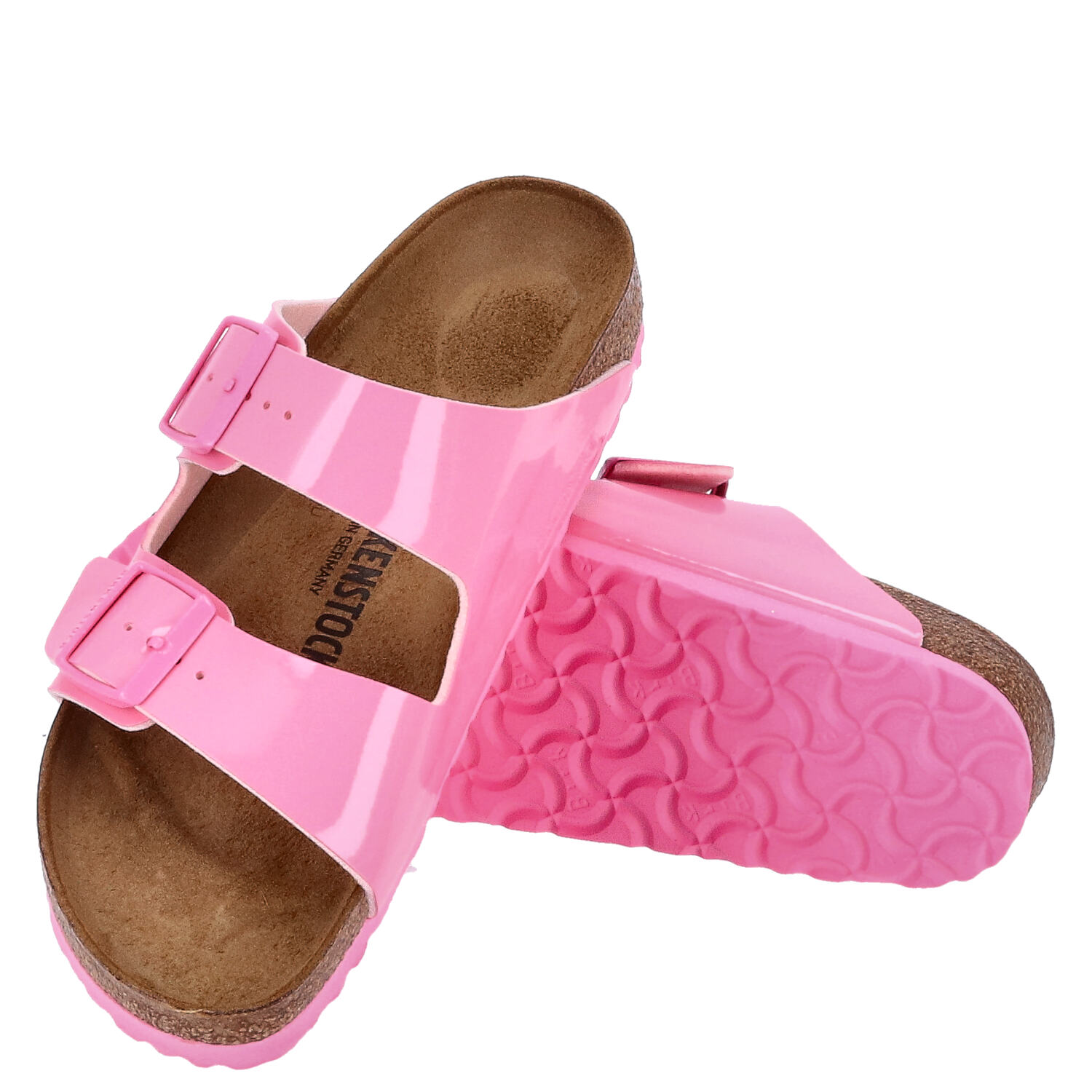 Birkenstock Sandalen Größe 40 Arizona BS Patent Candy Pink   Abbildung 1