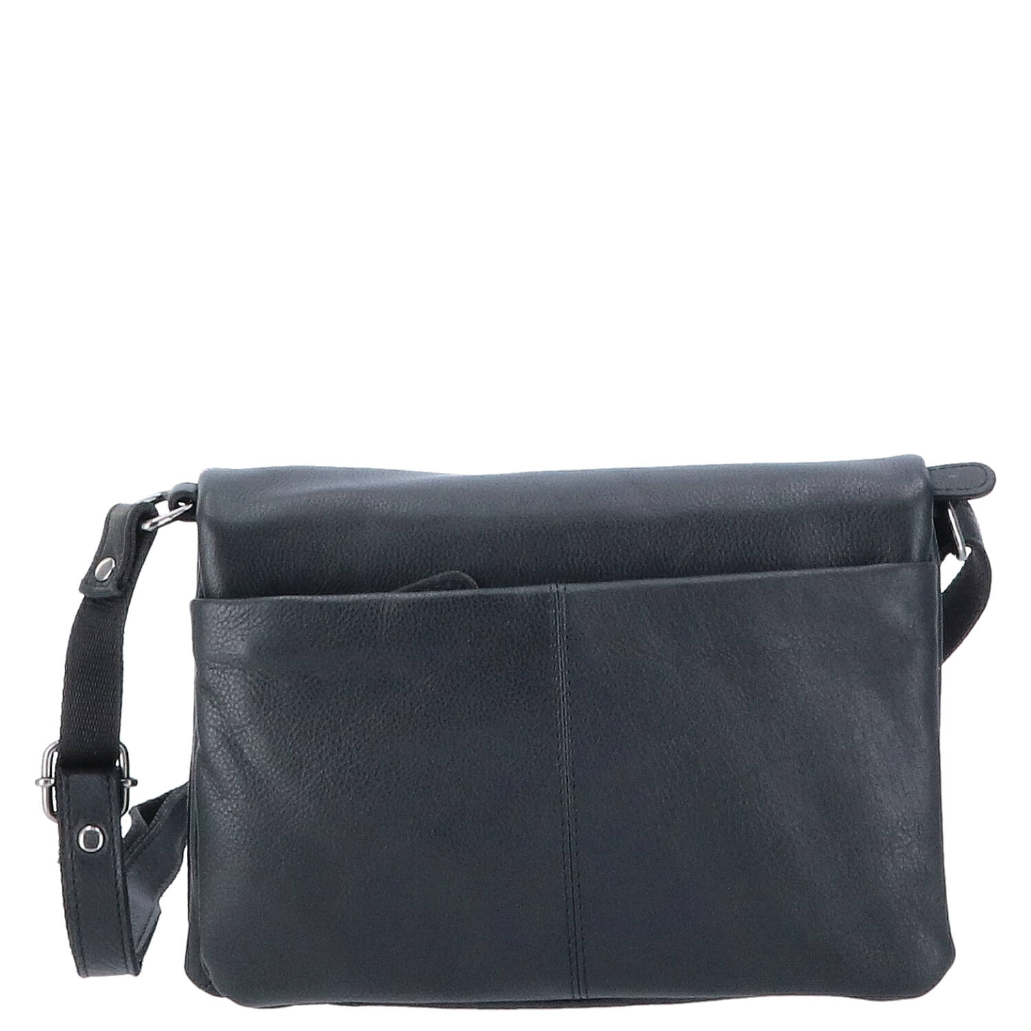 The Skandinavian Brand Leder Umhängetasche  Black Abbildung 2