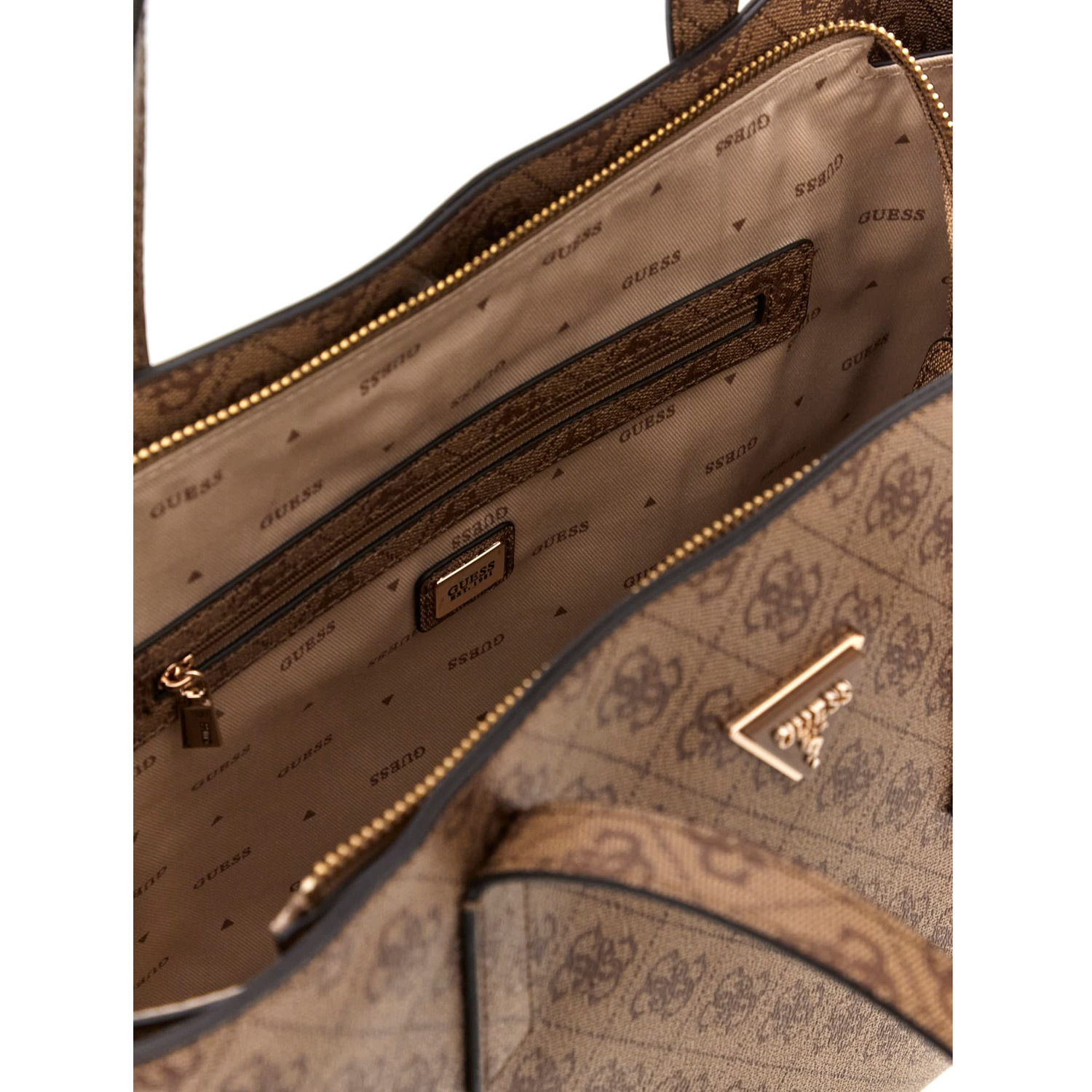 GUESS Shopper Meridian II Latte Logo Abbildung 3