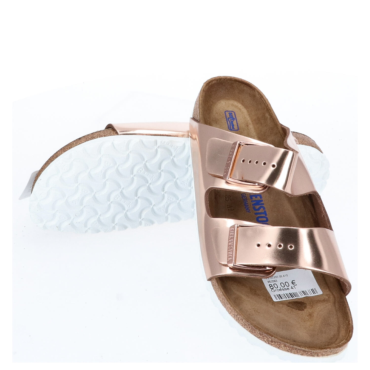 Birkenstock Sandalen Größe 41 Arizona BS Metallic Copper  