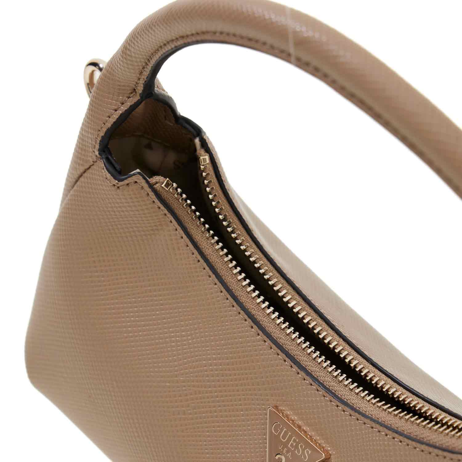 GUESS Handtasche Gilda Mini Hobo beige Abbildung 4