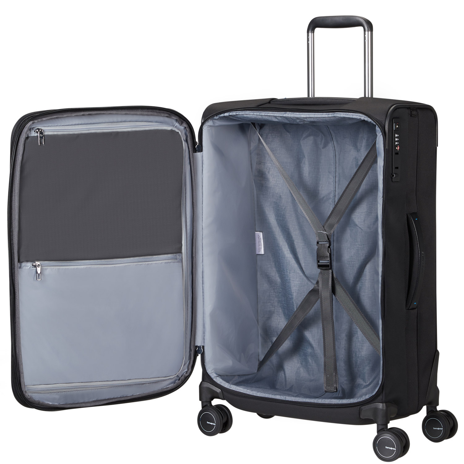 Samsonite 4-Rad Trolley 68/25 EXP. Spectrolite 3.0 TRVL Black Abbildung 6
