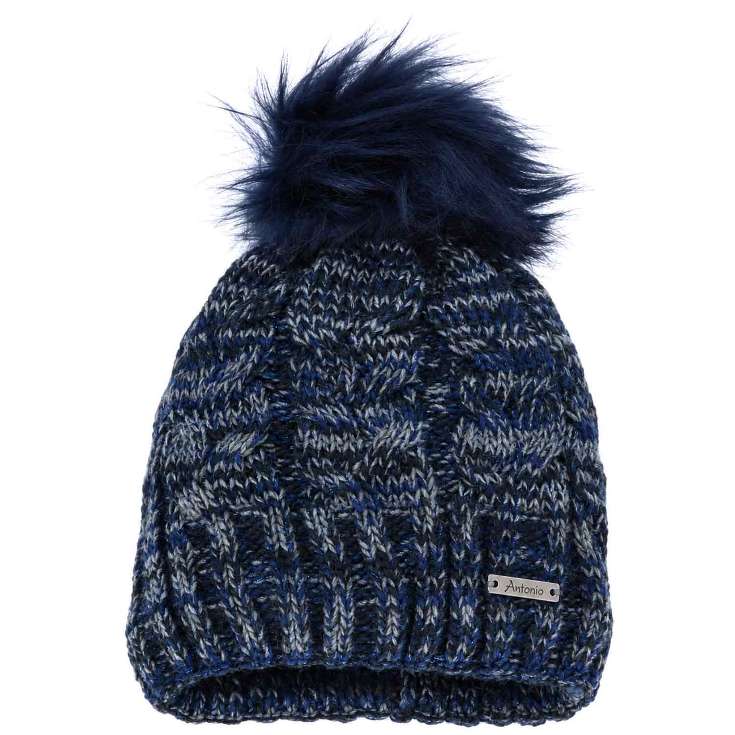 Antonio Damen Strick Mütze Beanie - gemischt Abbildung 1