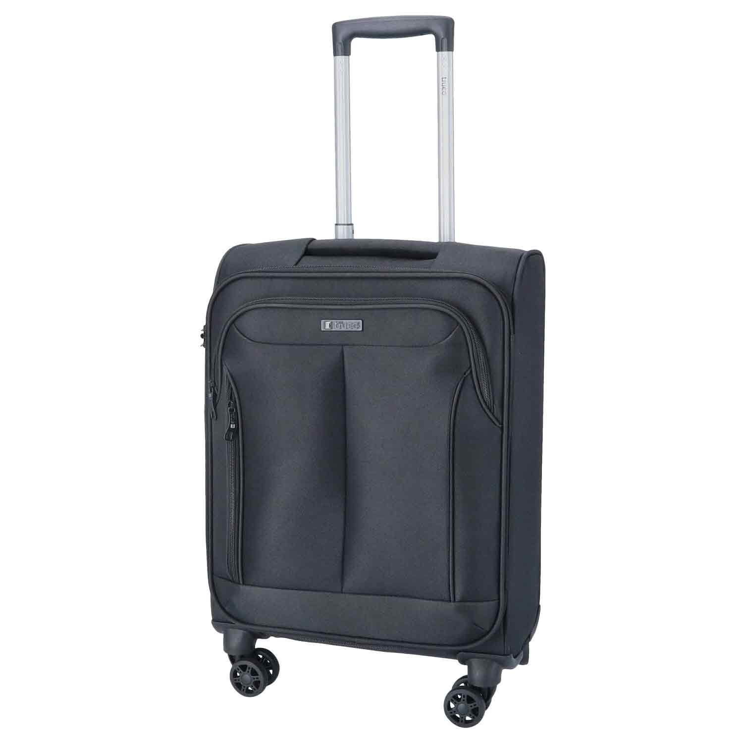 TheTrueC 4 Rollen Koffer 3er Set  S/M/L Kopenhagen schwarz Abbildung 2