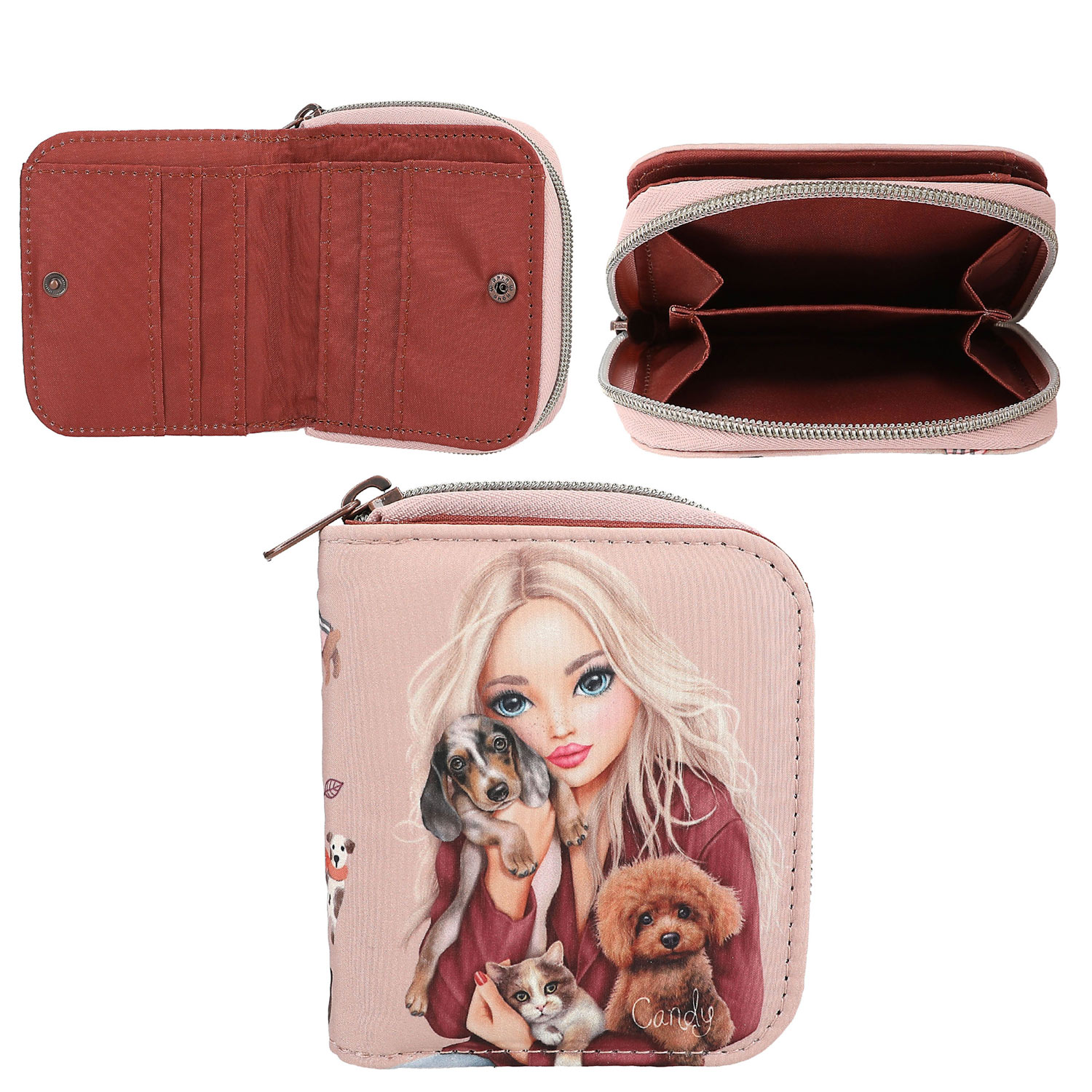 Depesche Portemonnaie TOPModel FUR EVER FRIENDS Rose und Kupfer Abbildung 6