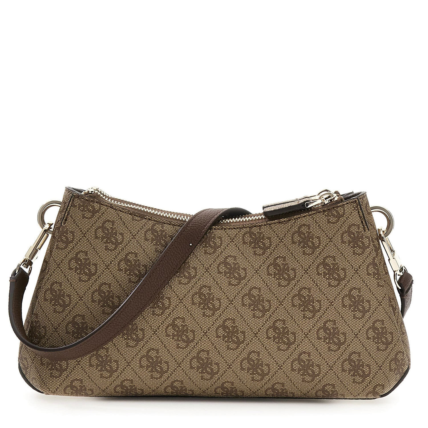 GUESS Umhängetasche Noelle II Latte Logo/Brown Abbildung 2