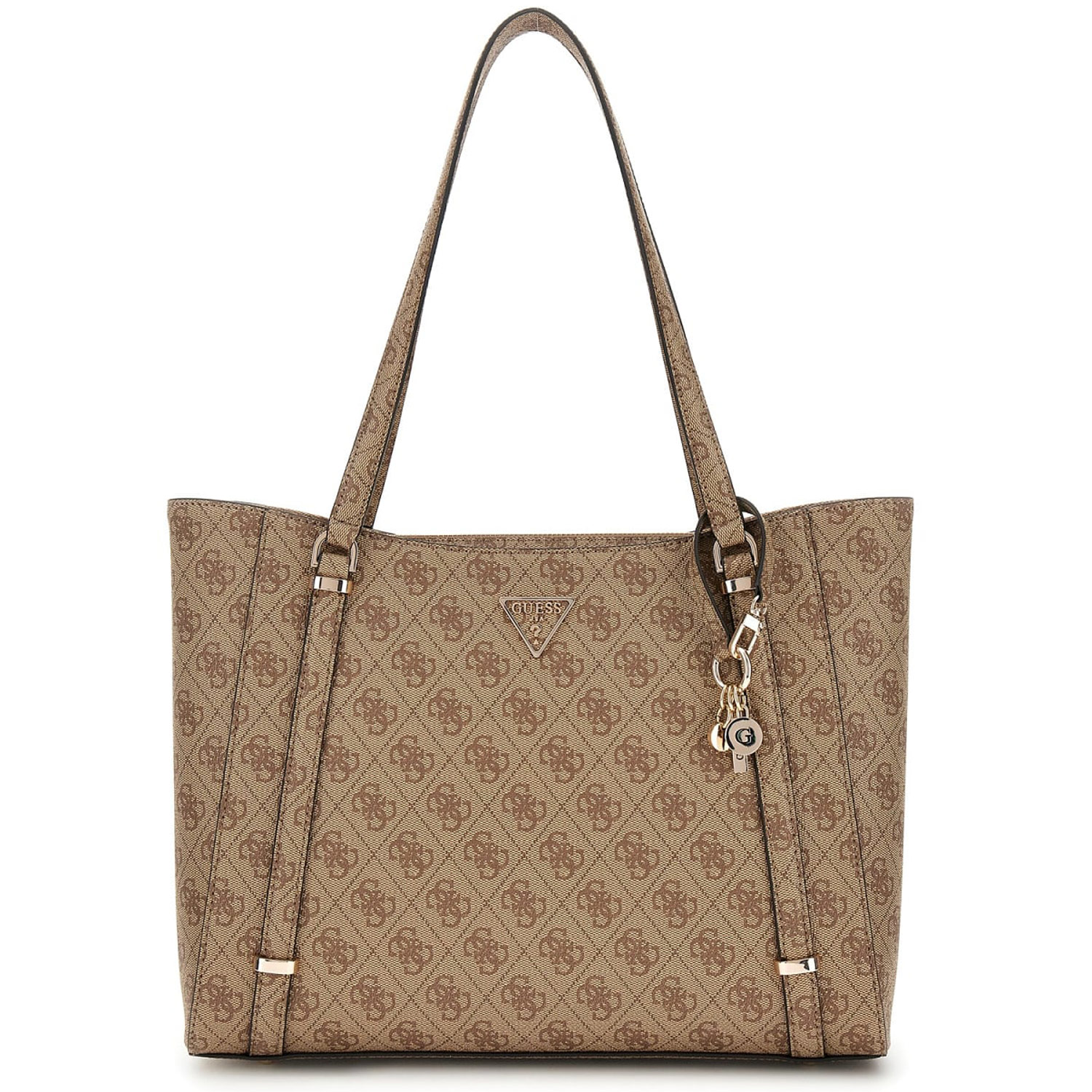 GUESS Shopper Handtasche Eco Erica Latte Logo
