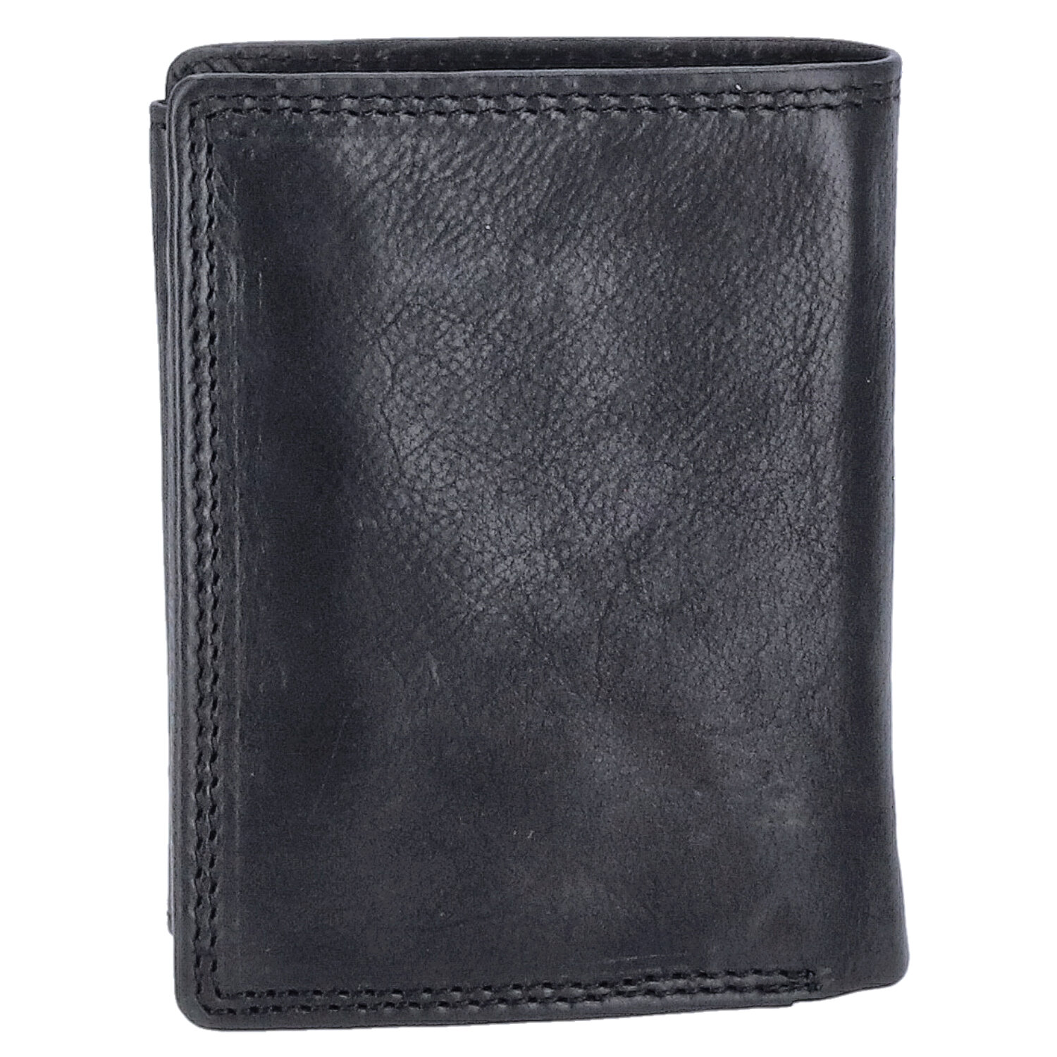 The Skandinavian Brand Herren Lederbörse hoch klein  Black Abbildung 2