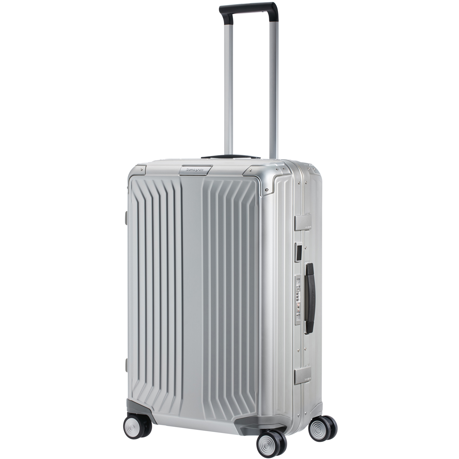 Samsonite Trolley mit 4 Rollen 69cm Lite-Box Aluminium silber Abbildung 9