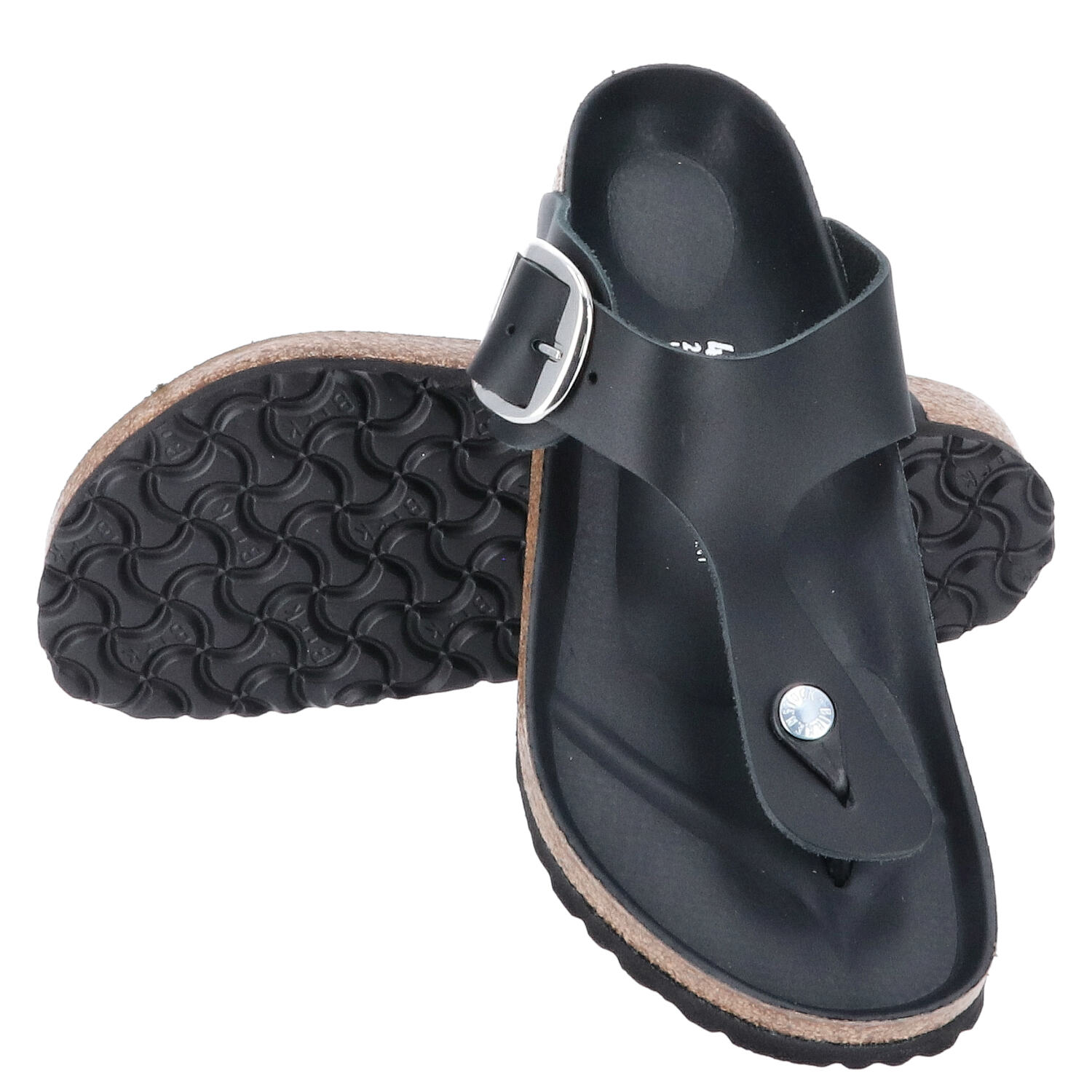 Birkenstock Sandalen Größe 40 Gizeh Big Buckle black   Abbildung 1