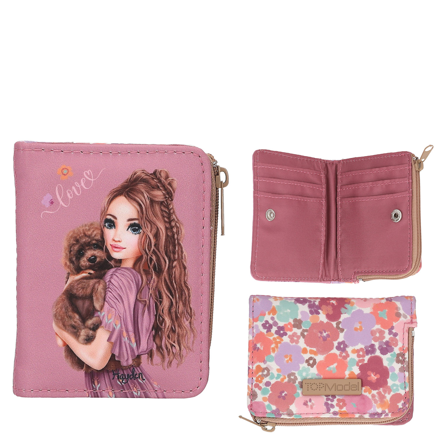Depesche Kinder Portemonnaie TOPModel FLORAL 82-Pink Abbildung 5