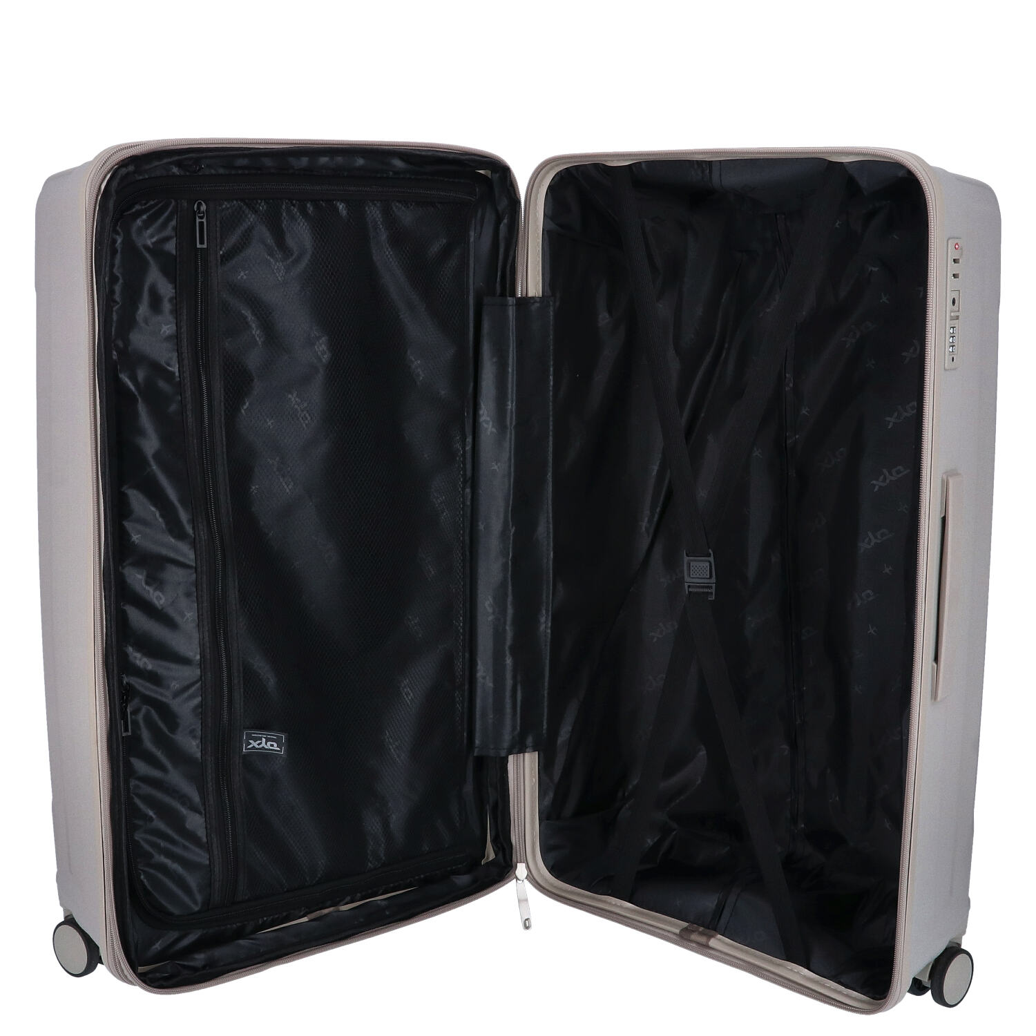 DYX 4 Rollen Trolley 3er Set S/M/L New York beige Abbildung 8