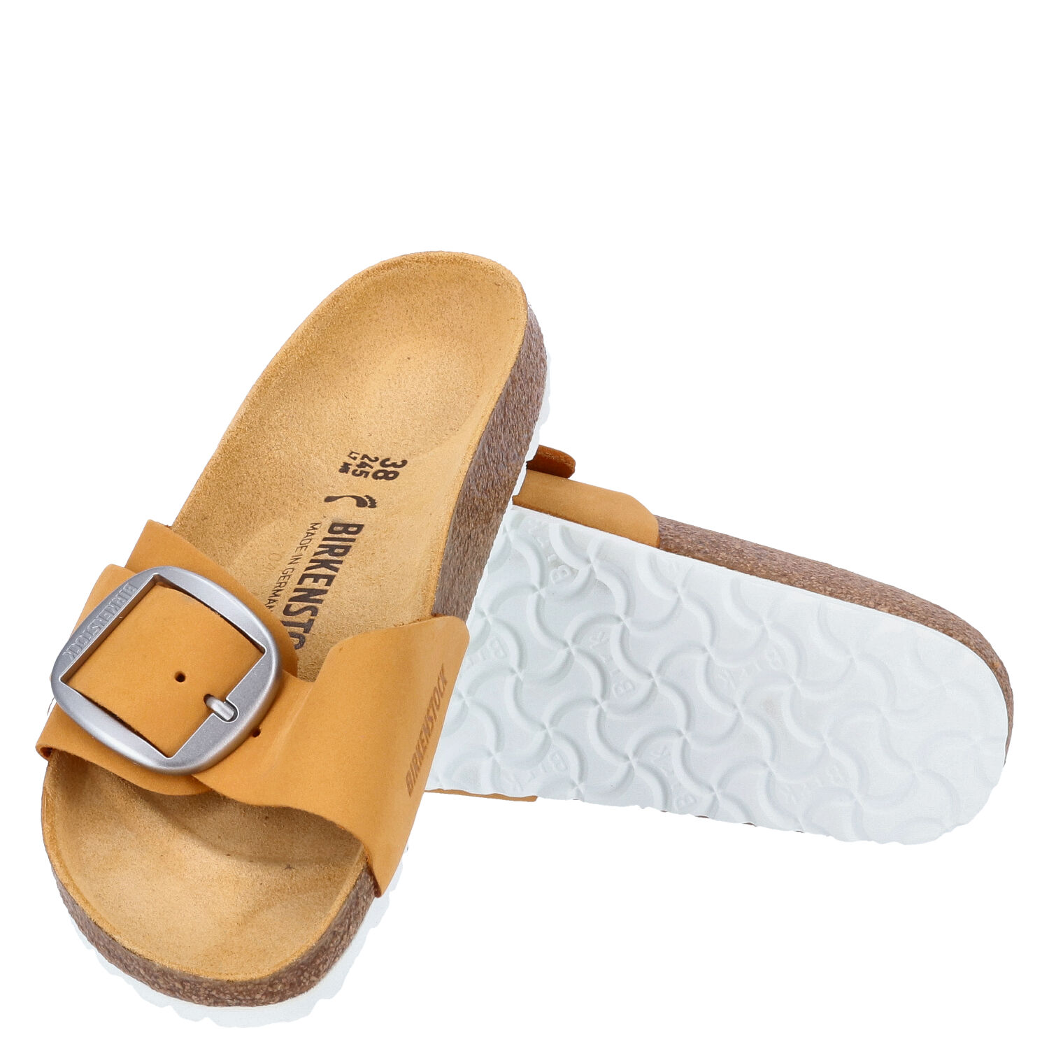 Birkenstock Sandalenn Größe 38 Madrid Big Buckle apricot  