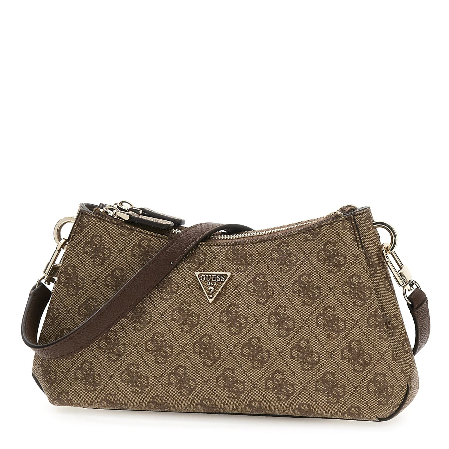 GUESS Umhängetasche Noelle II Latte Logo/Brown Abbildung 1