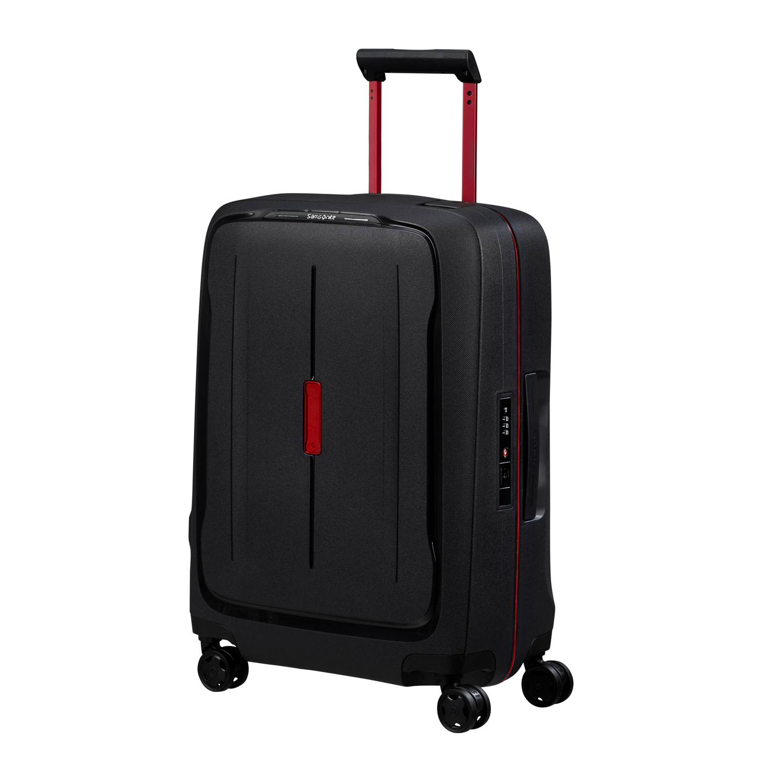 Samsonite Trolley mit 4 Rollen 55cm Essens charcoal/red Abbildung 1