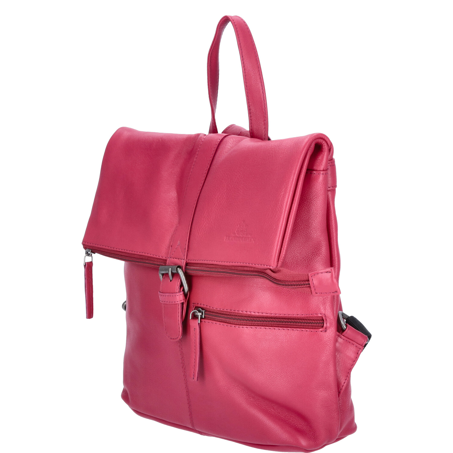 The Skandinavian Brand Damen Leder Rucksack  fuchsia Abbildung 4