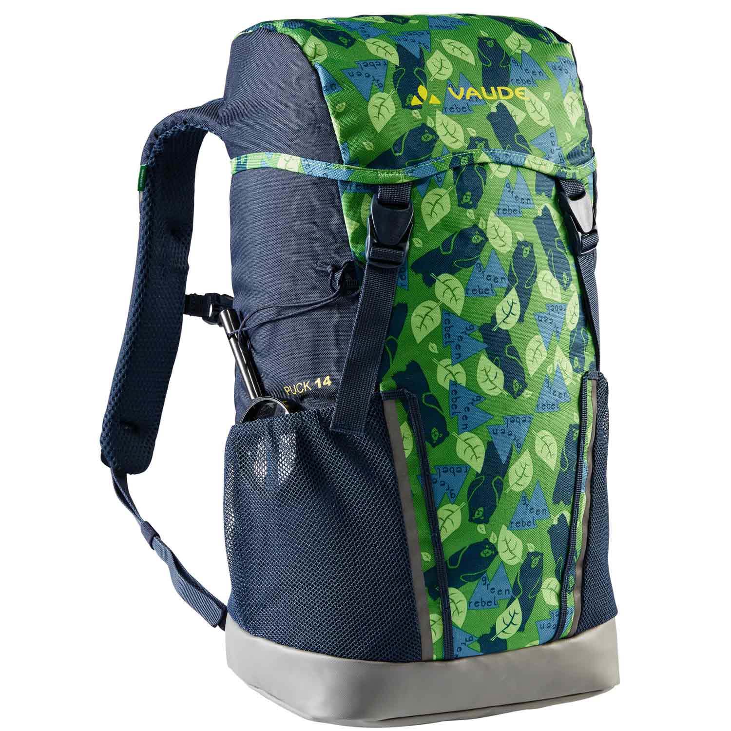 Vaude Kinderrucksack Puck 14 parrot green/eclipse Abbildung 1