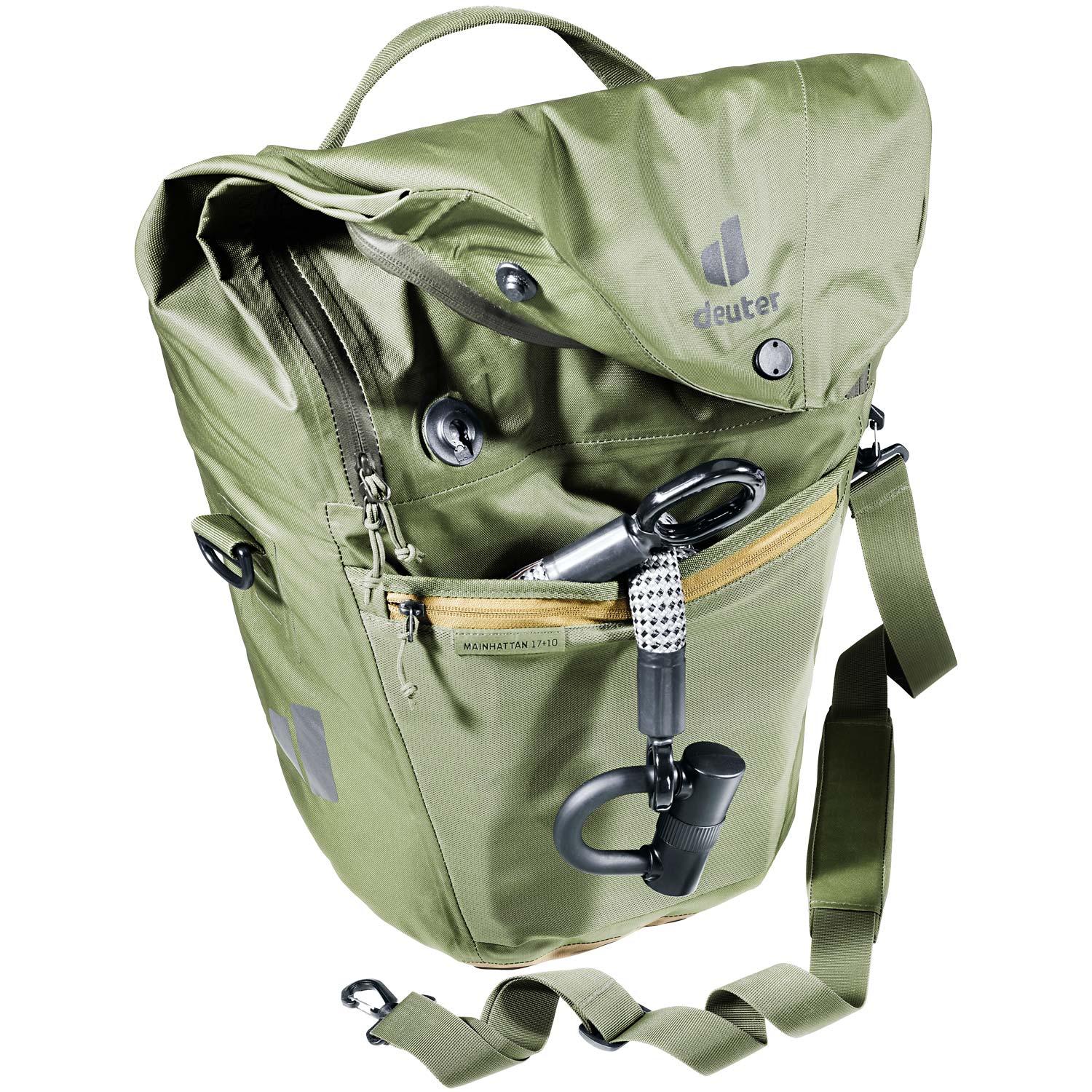 Deuter Fahrrad-/Gepäcktasche Mainhattan 17+10 khaki-clay Abbildung 4