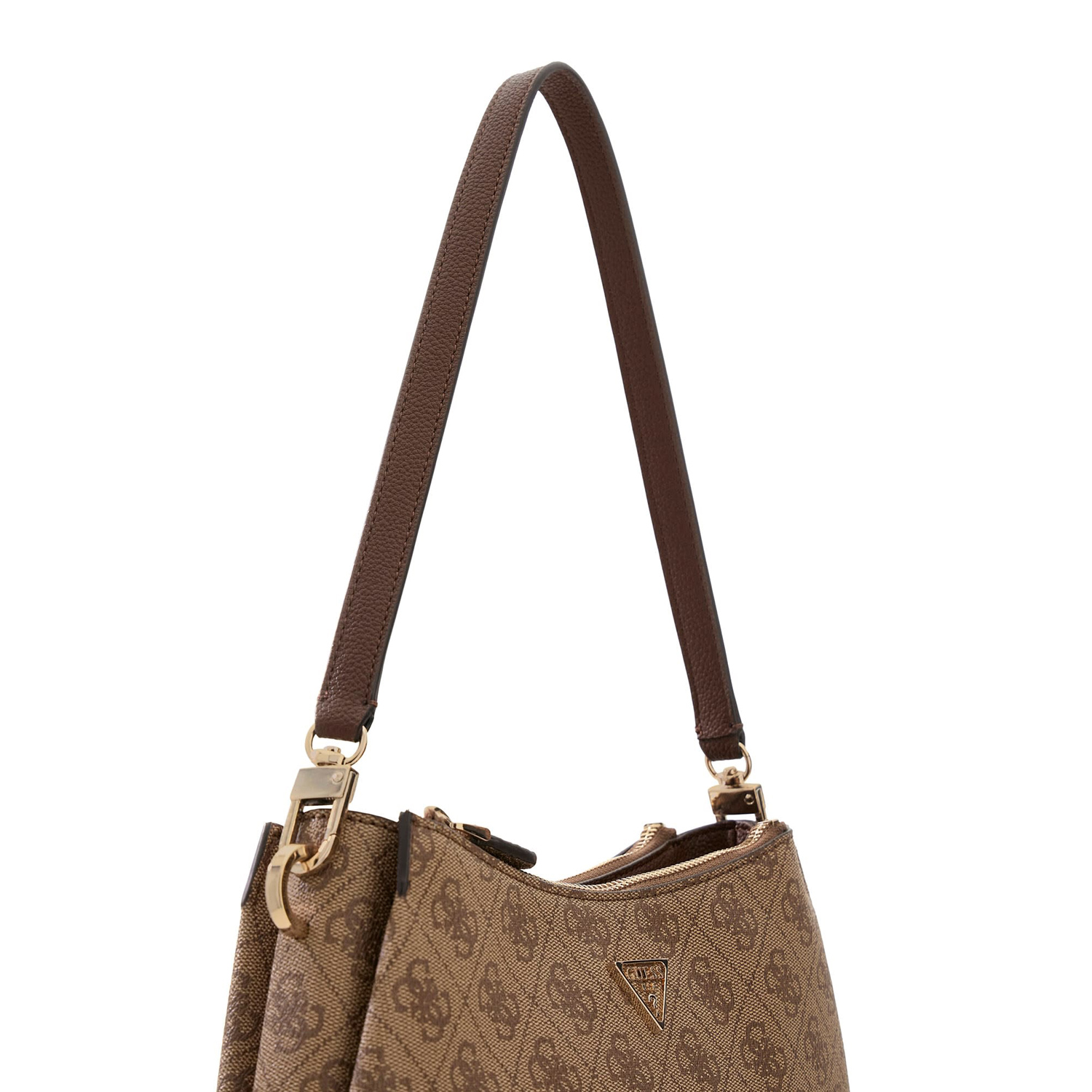 GUESS Umhängetasche Noelle II Latte Logo/Brown Abbildung 4