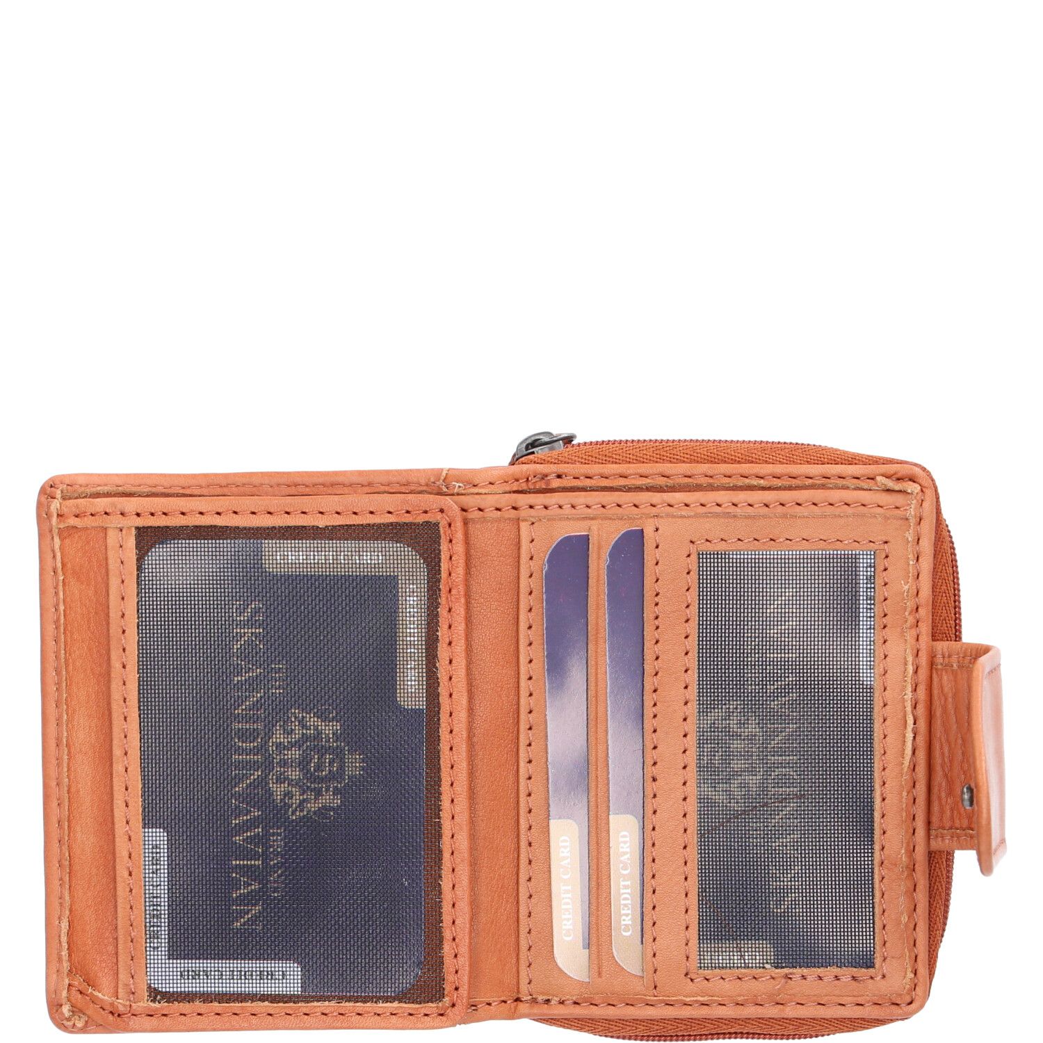 The Skandinavian Brand Leder Geldbörse  Cognac Abbildung 3