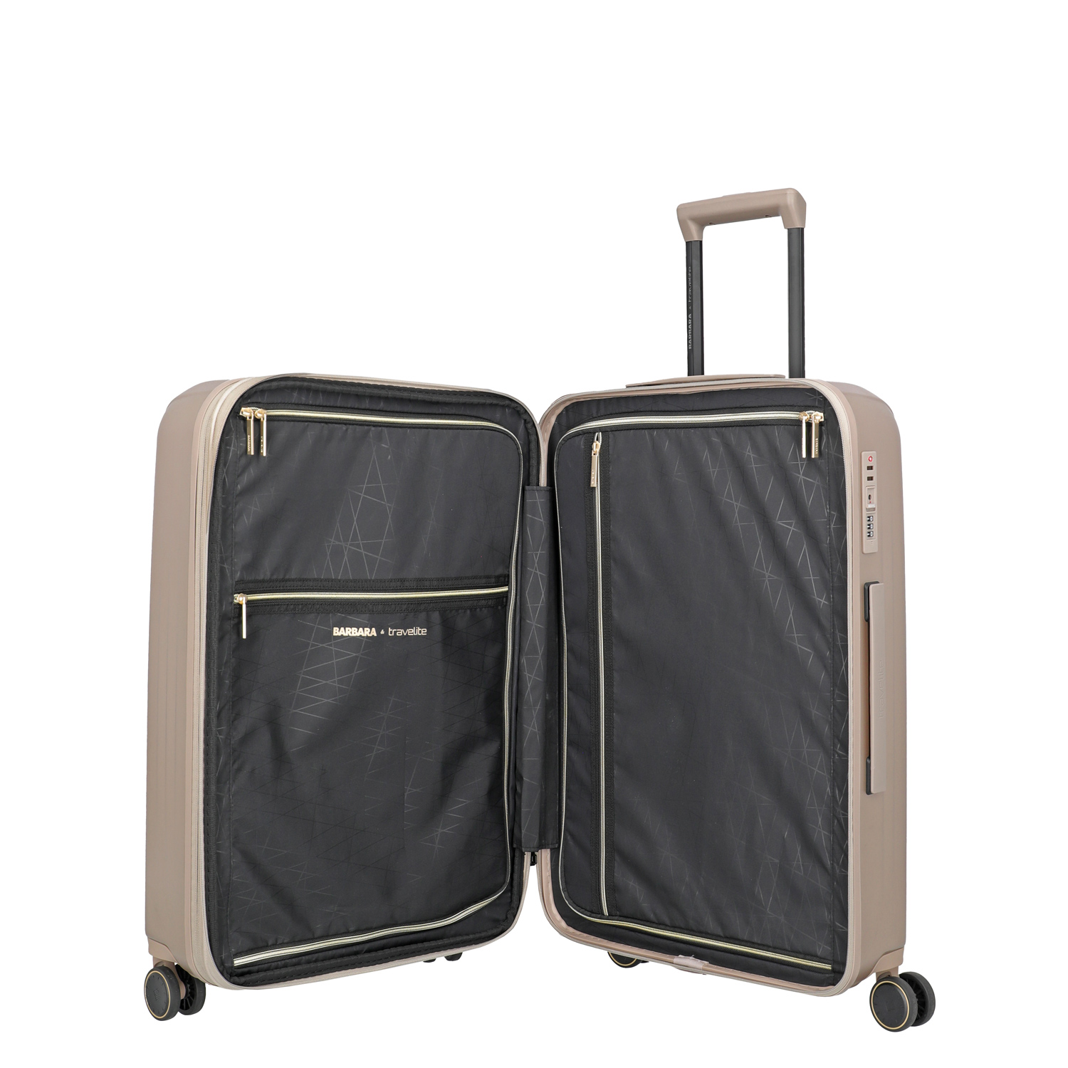 Travelite 4-Rad Trolley M erweiterbar Barbara NOVELTY satin nude Abbildung 5