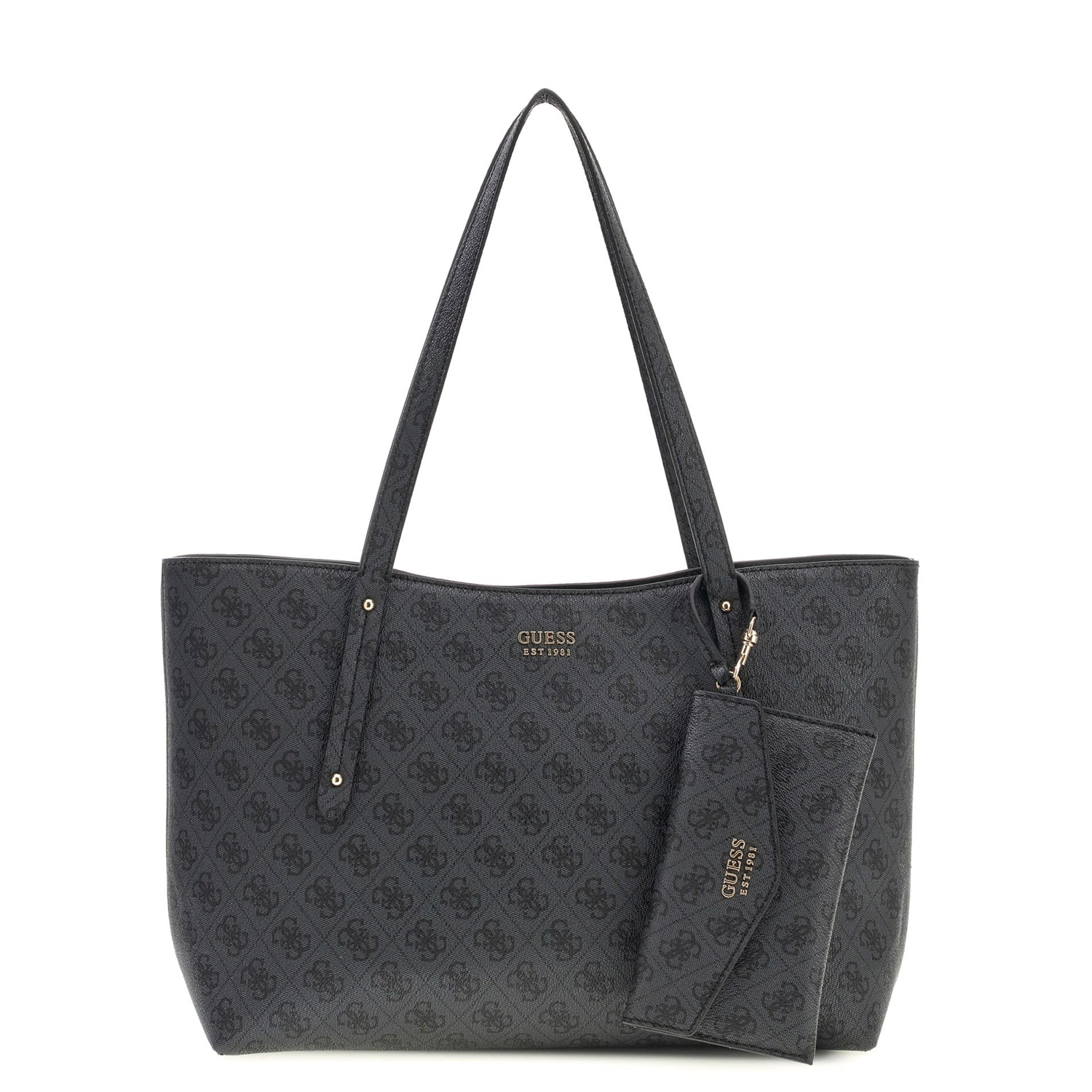 GUESS Shopper Brenton TOP ZIP Coal Logo Abbildung 4