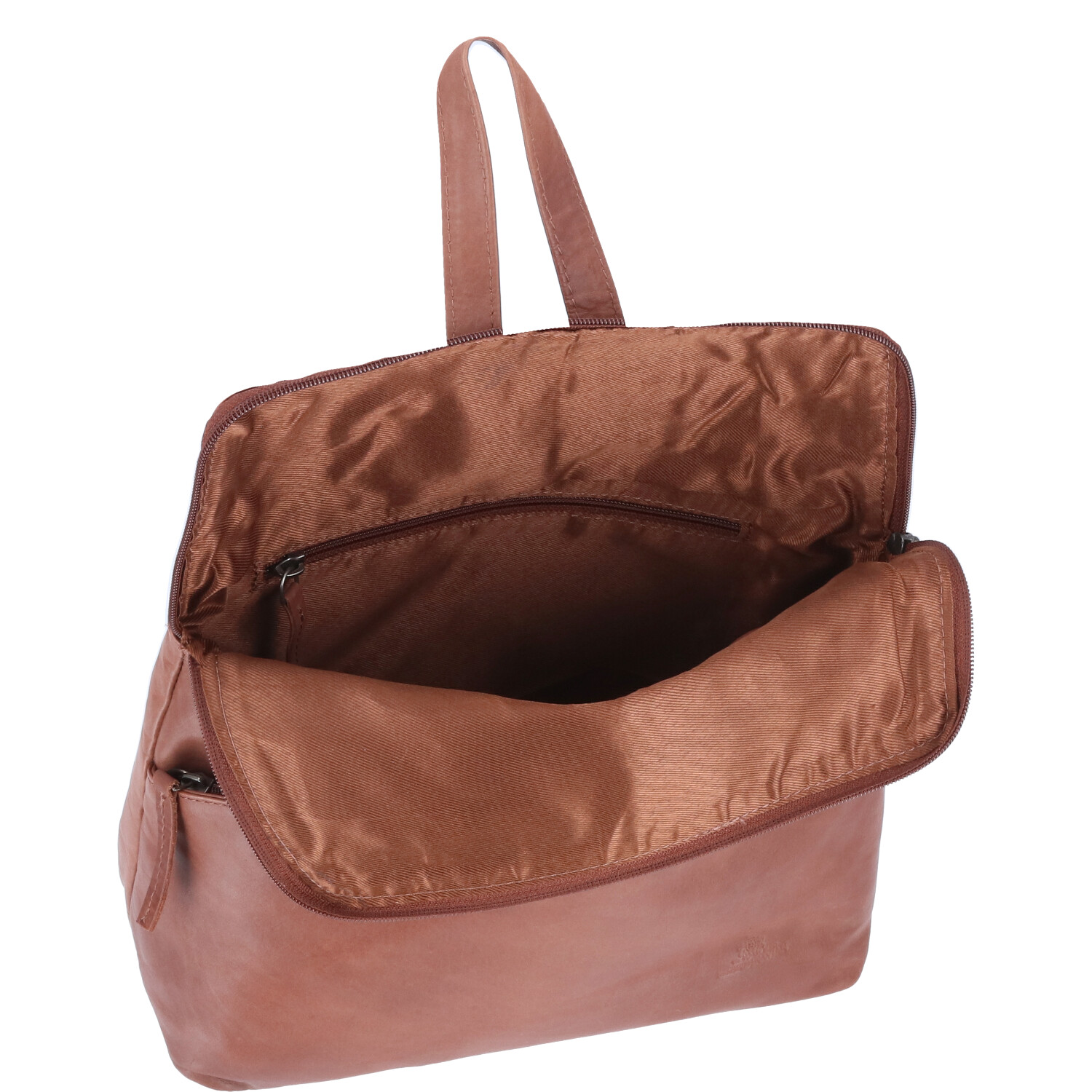 The Skandinavian Brand Damen Leder Rucksack  Cognac Abbildung 5