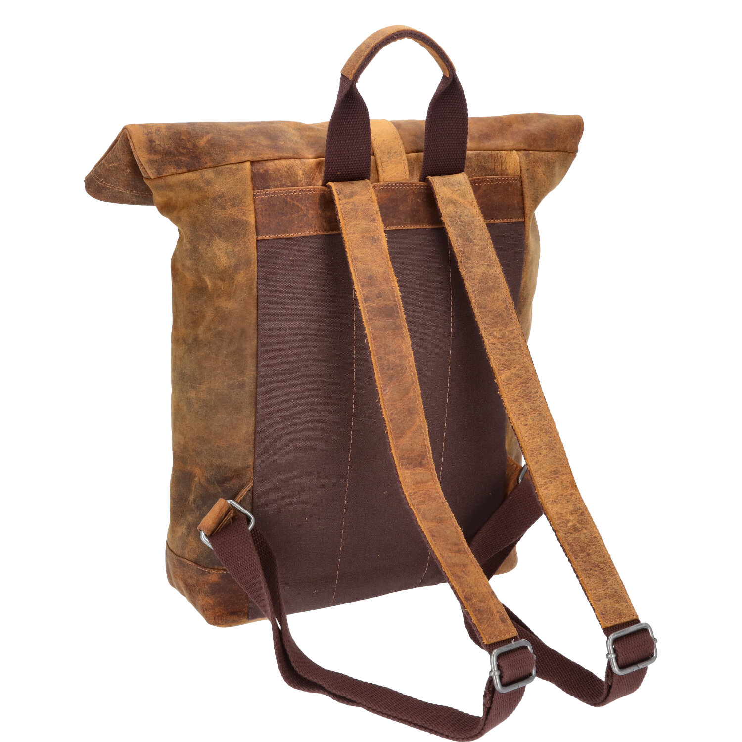 The Skandinavian Brand Leder Rucksack - tan Abbildung 2