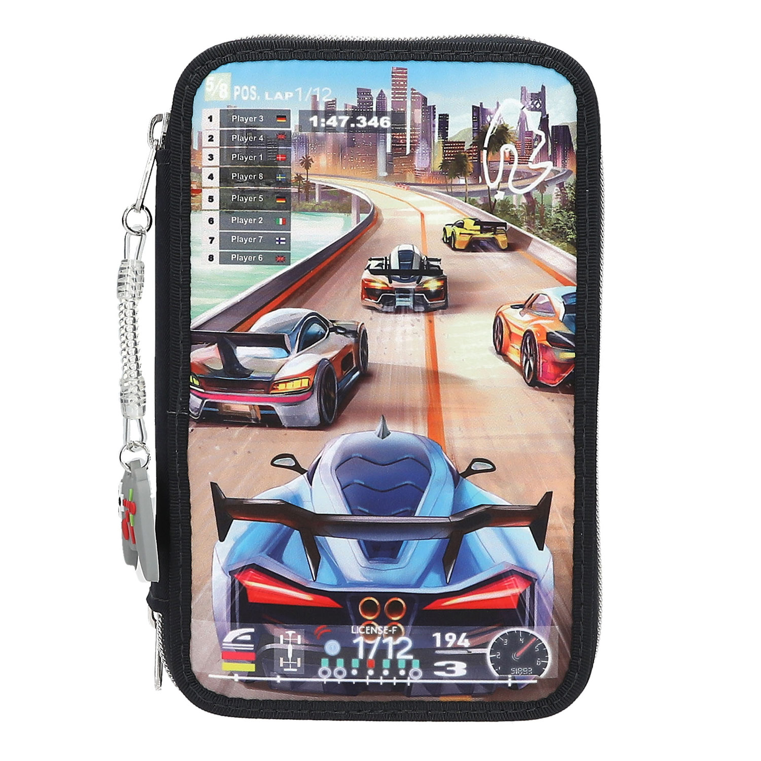 Depesche 3-Fach Federtasche Action World Gaming Abbildung 1