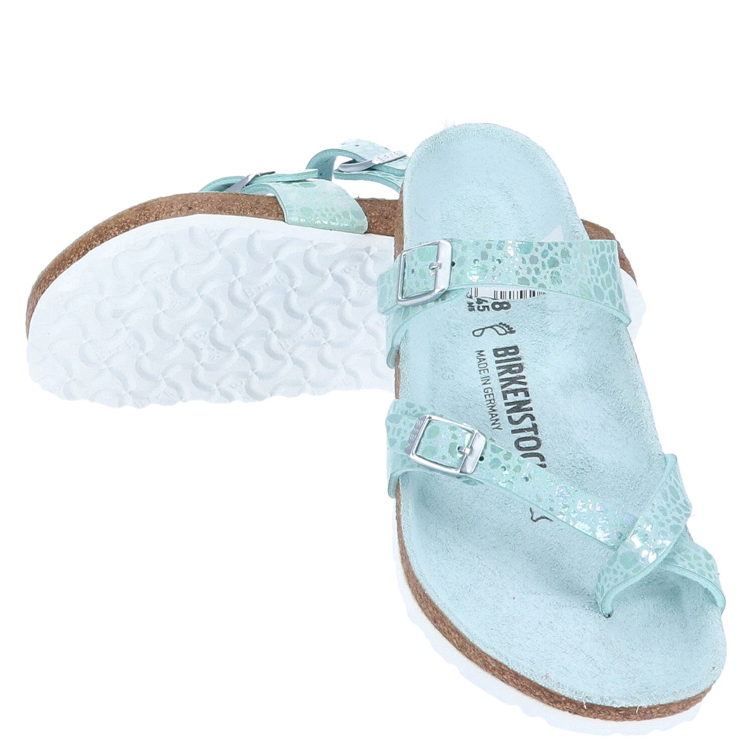 Birkenstock Sandalen Größe 38 Mayari Metallic Stones Aqua   Abbildung 1