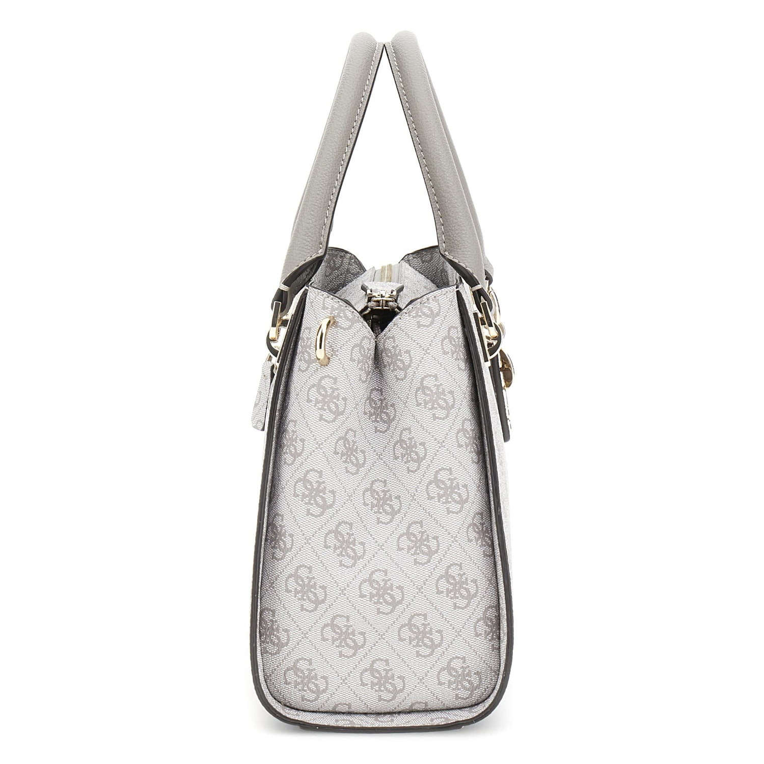 GUESS Handtasche Noelle II Dark Taupe Logo Abbildung 4