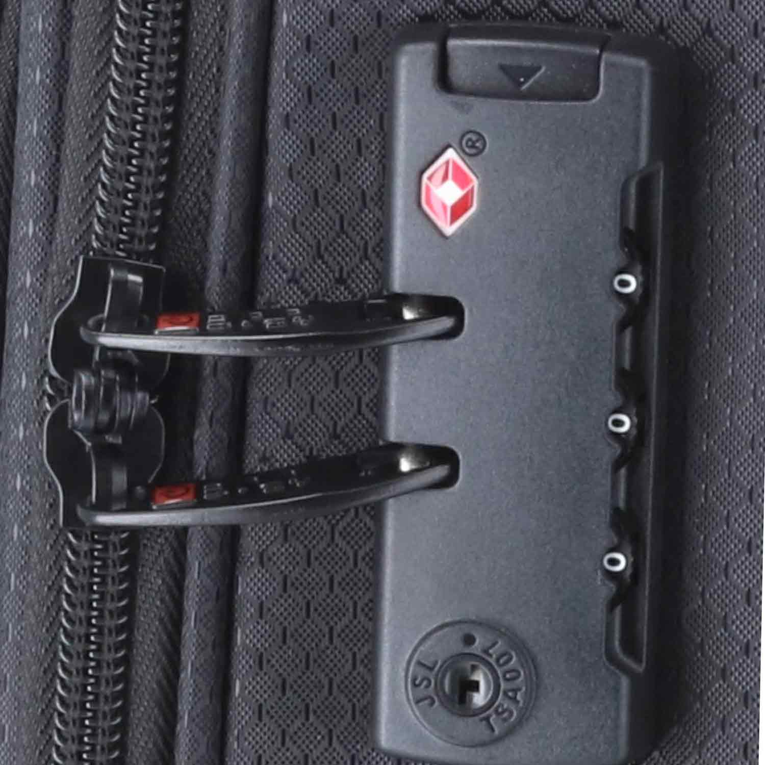 TheTrueC 4 Rollen Koffer M 67 cm Miami City Black Abbildung 5