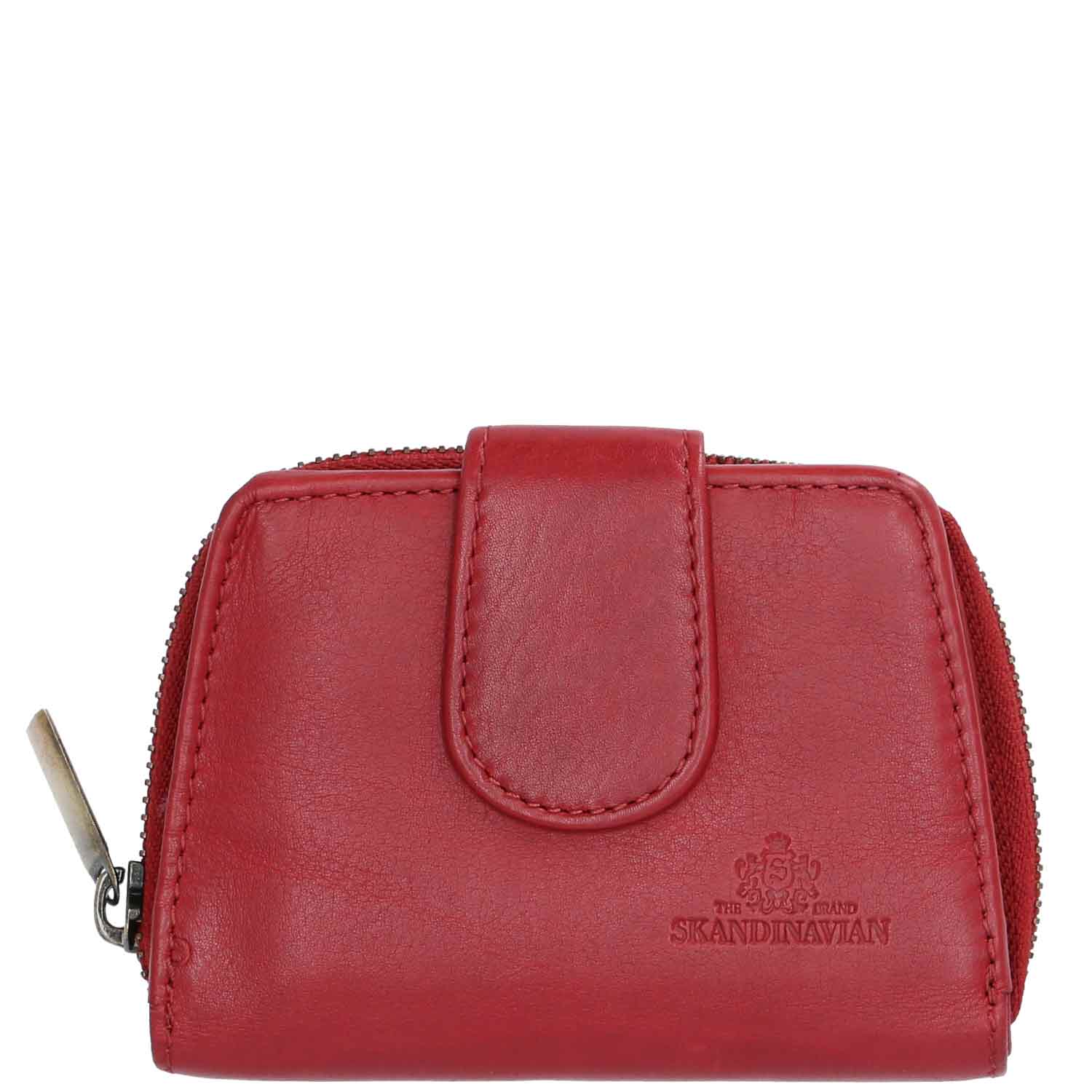 The Skandinavian Brand Leder Geldbörse  rot