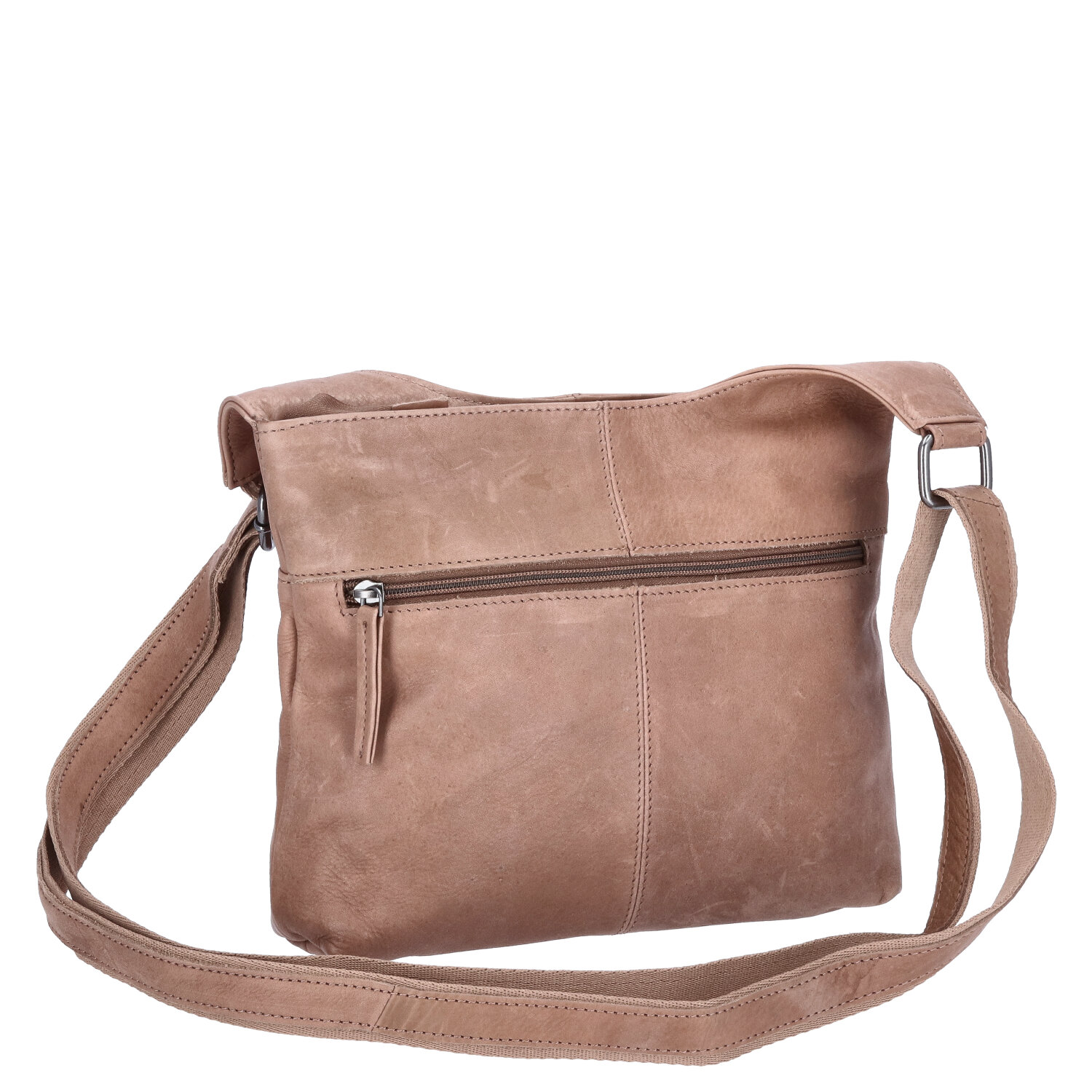 The Skandinavian Brand Leder Umhängetasche  beige Abbildung 2