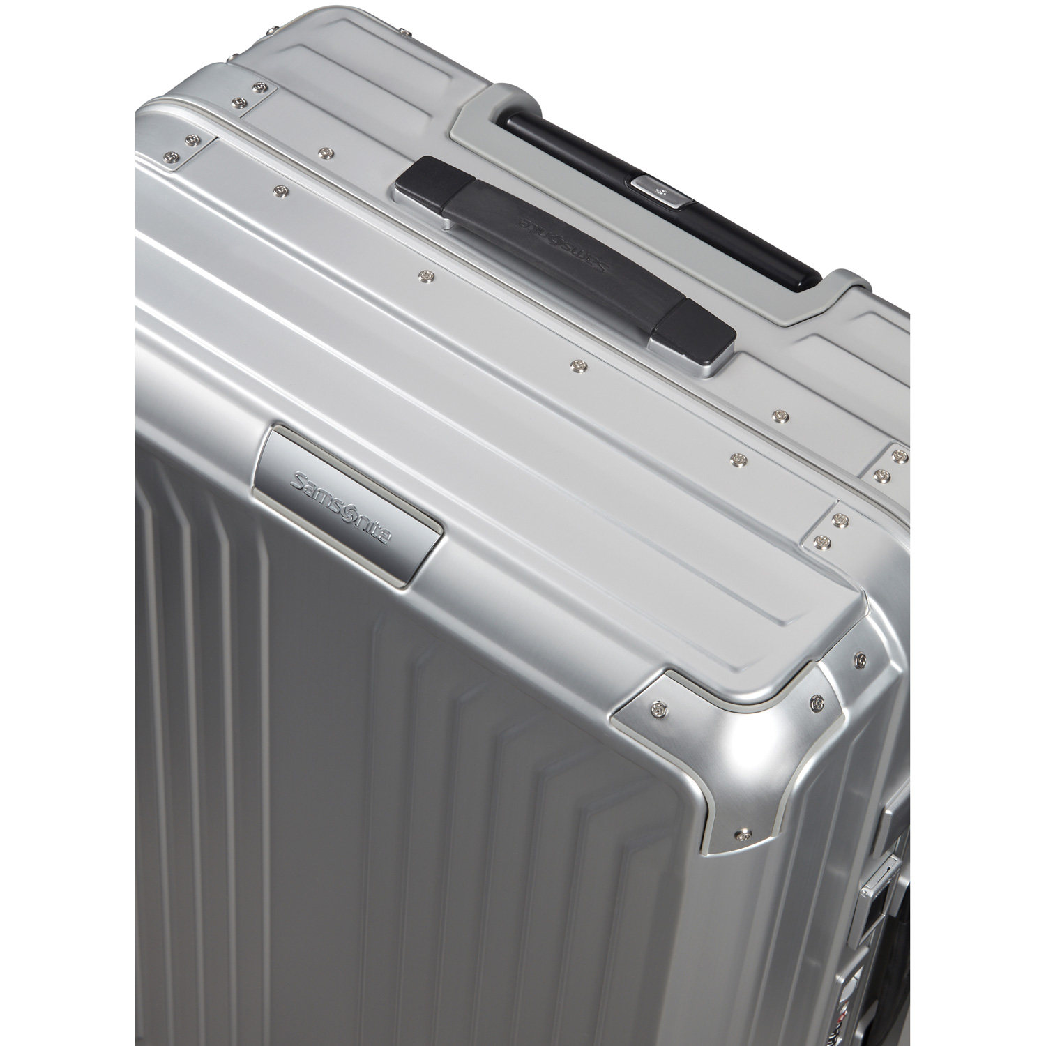 Samsonite Trolley mit 4 Rollen 69cm Lite-Box Aluminium silber Abbildung 4