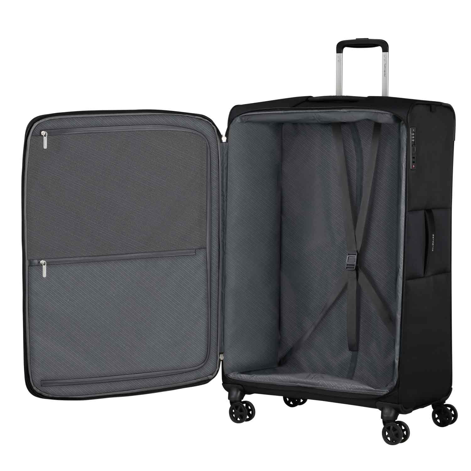 Samsonite Trolley mit 4 Rollen 81 cm Base Breeze Black Abbildung 4