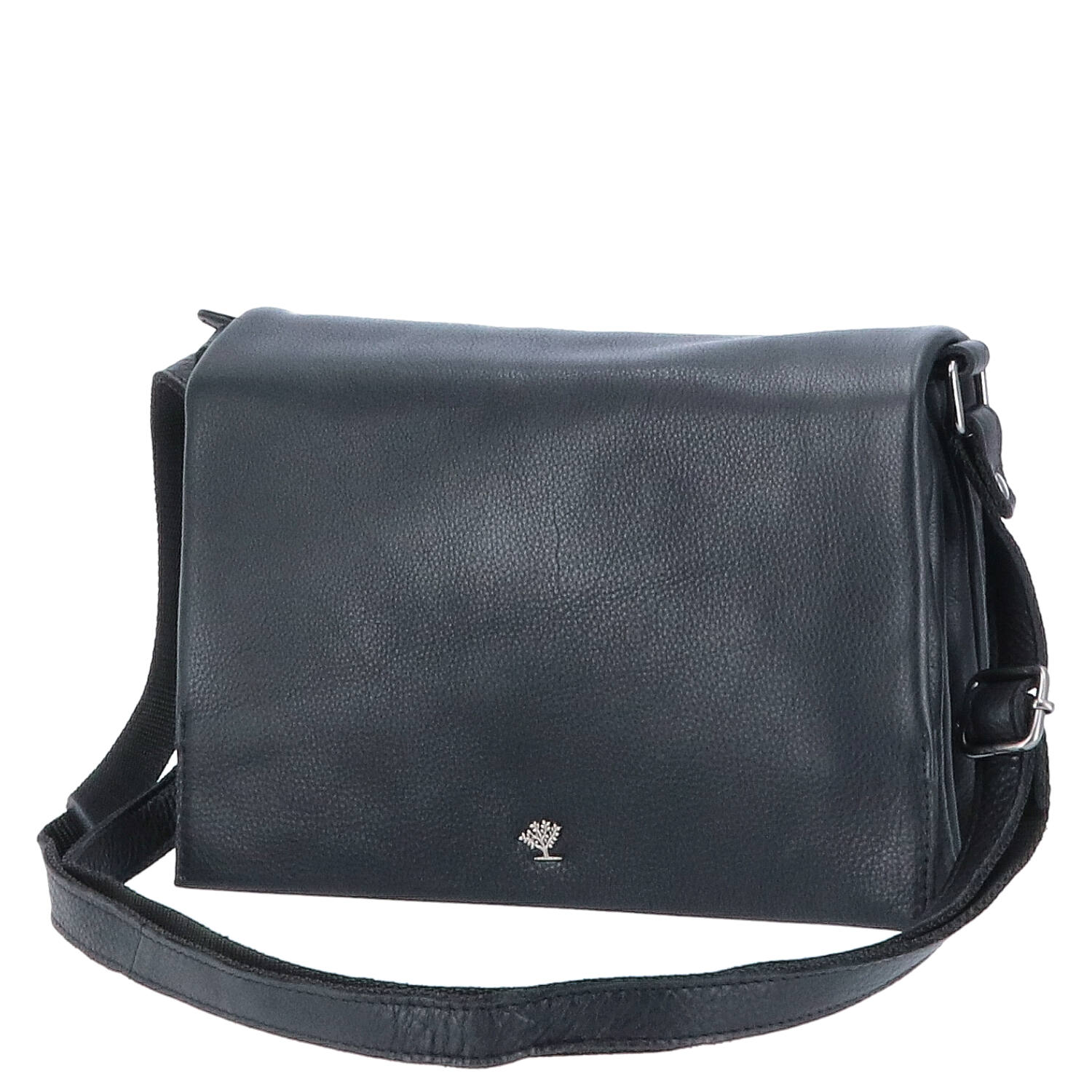 The Skandinavian Brand Leder Umhängetasche  Black Abbildung 1