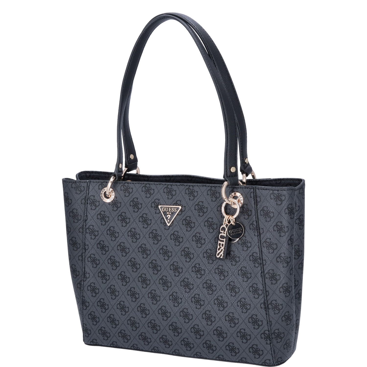 GUESS Damen Shopper Noelle Coal Logo