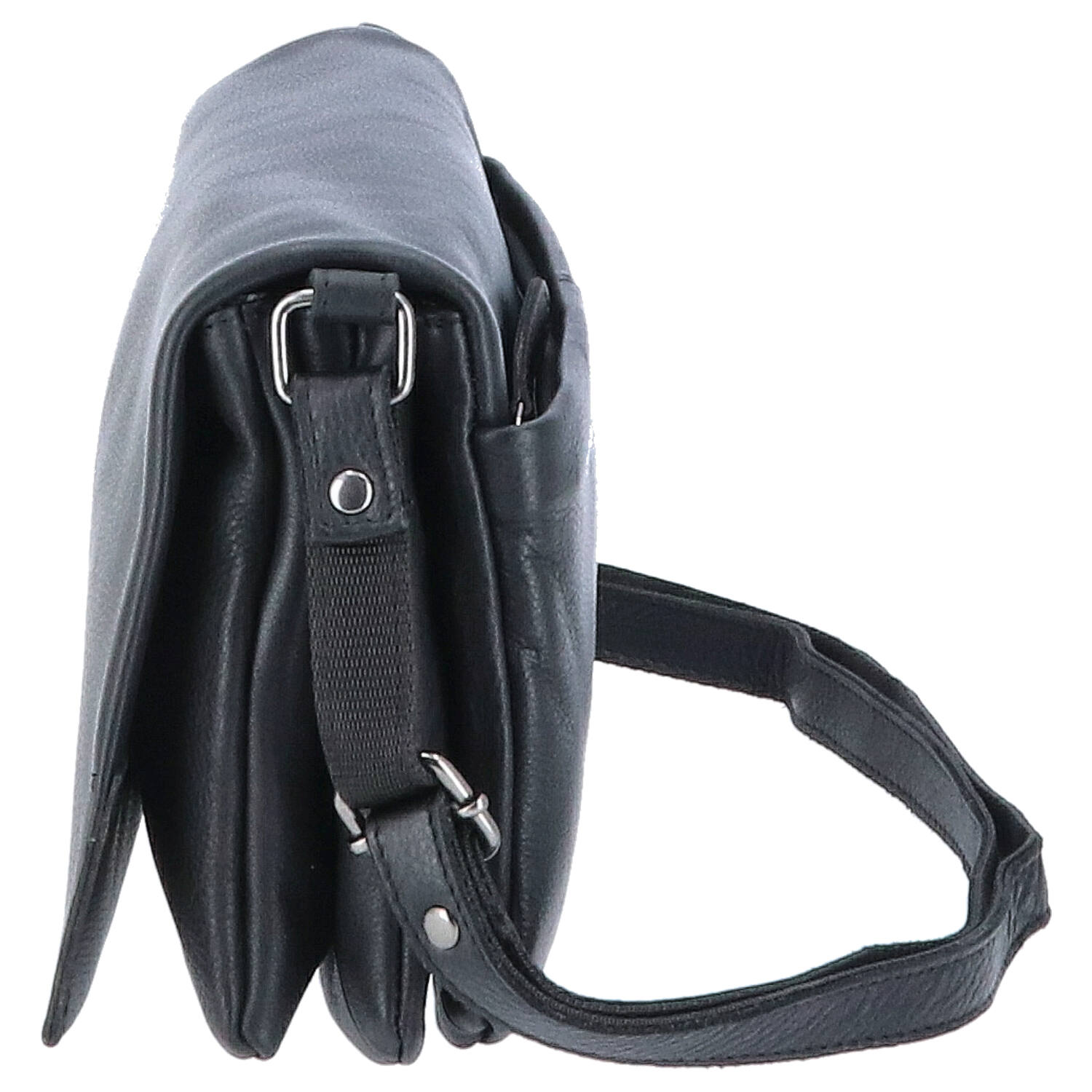 The Skandinavian Brand Leder Umhängetasche  Black Abbildung 4