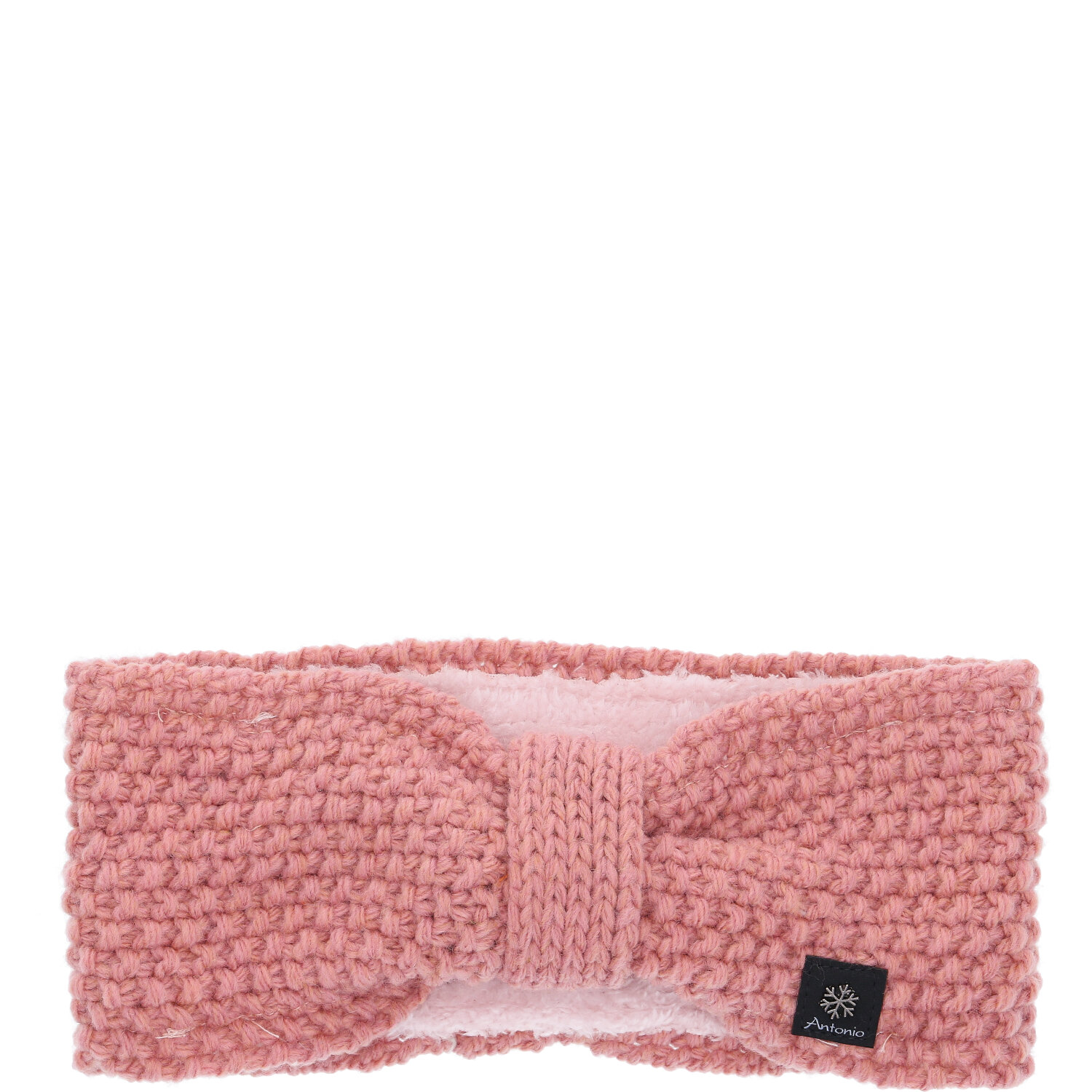 Antonio Damen Strickstirnband mit Fleece  rose Abbildung 1