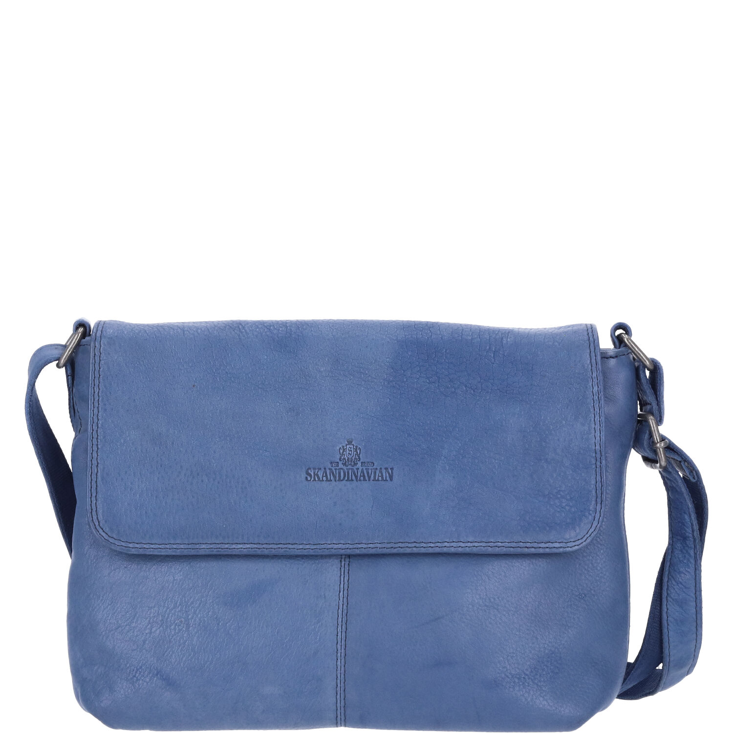 The Skandinavian Brand Damen Leder Tasche  blau