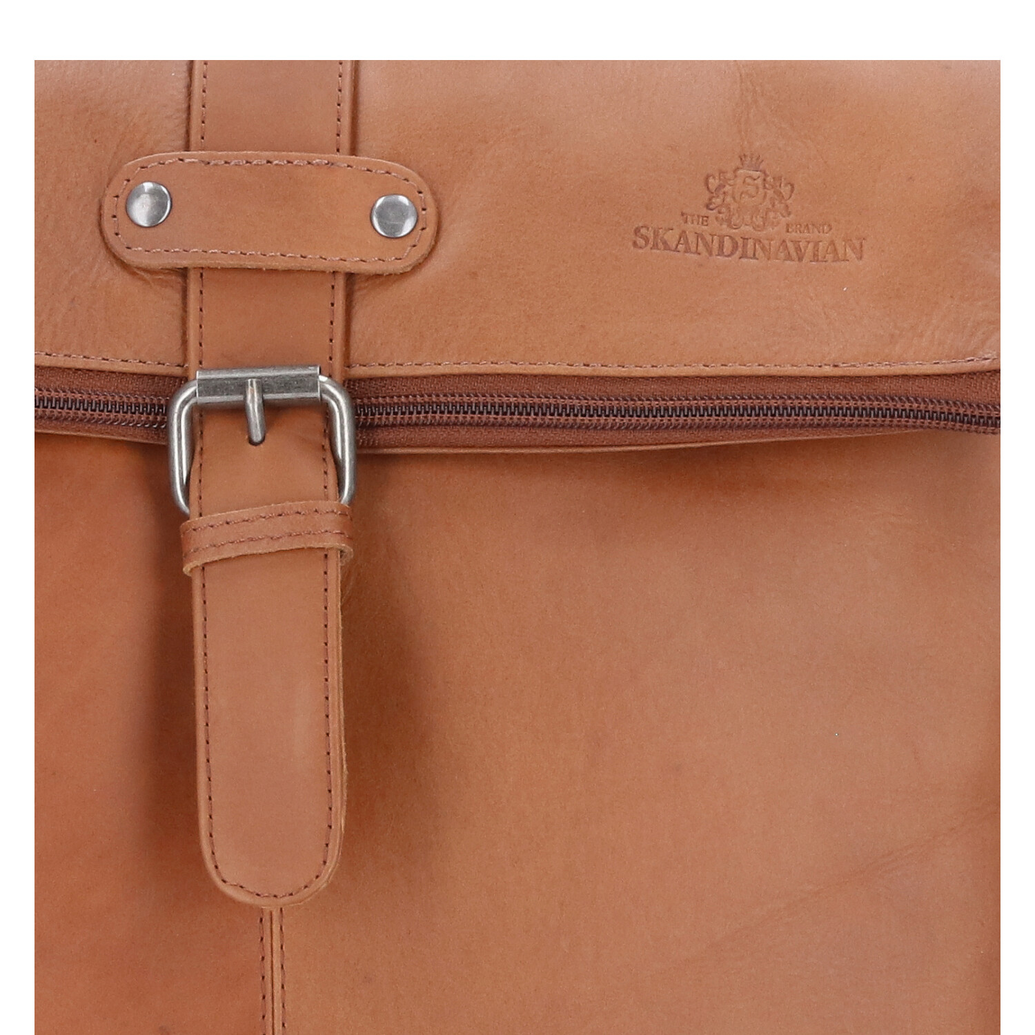 The Skandinavian Brand Leder Rucksack Hunter - Cognac Abbildung 3